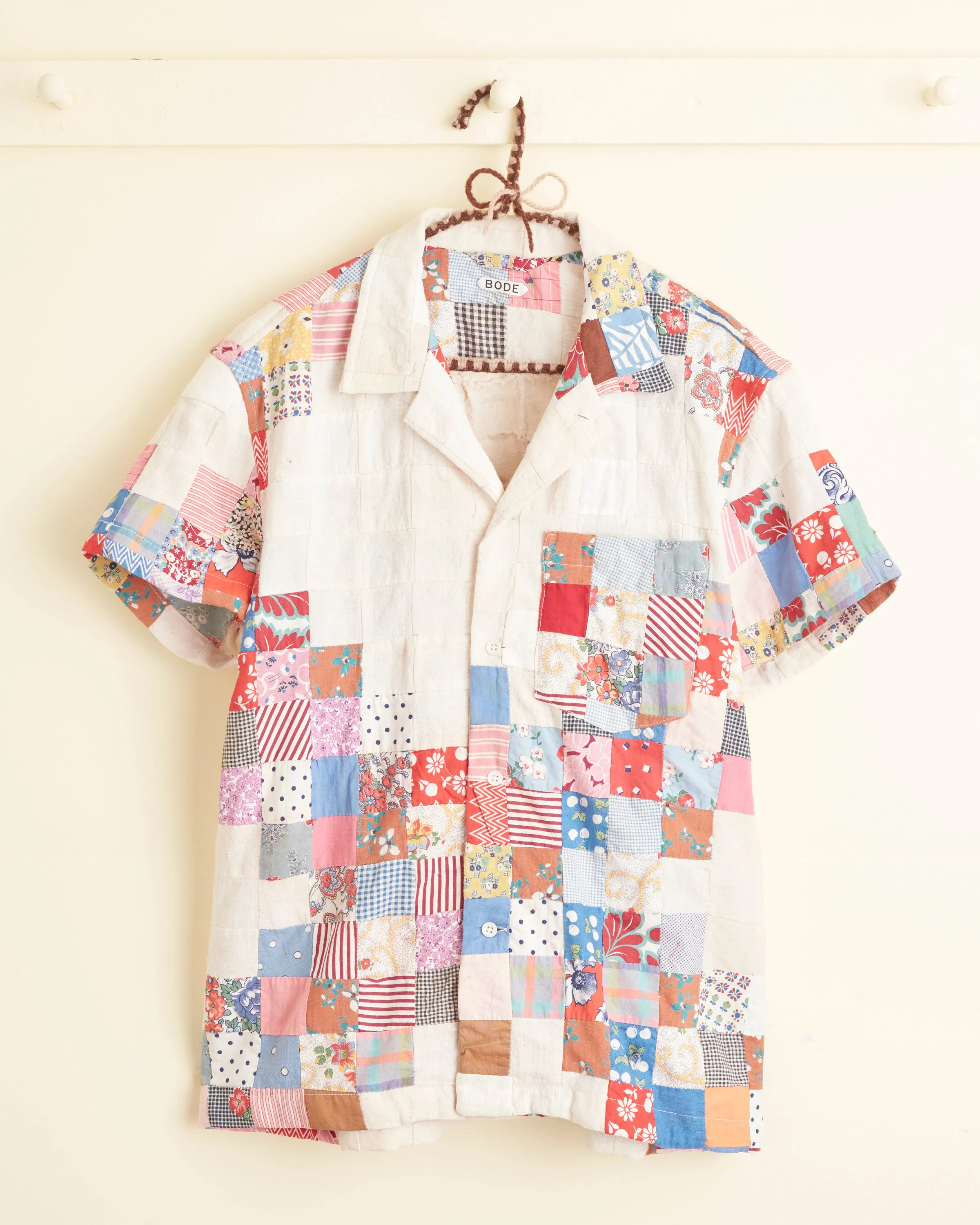 Garden Square Short Sleeve Shirt - S sold by BODE