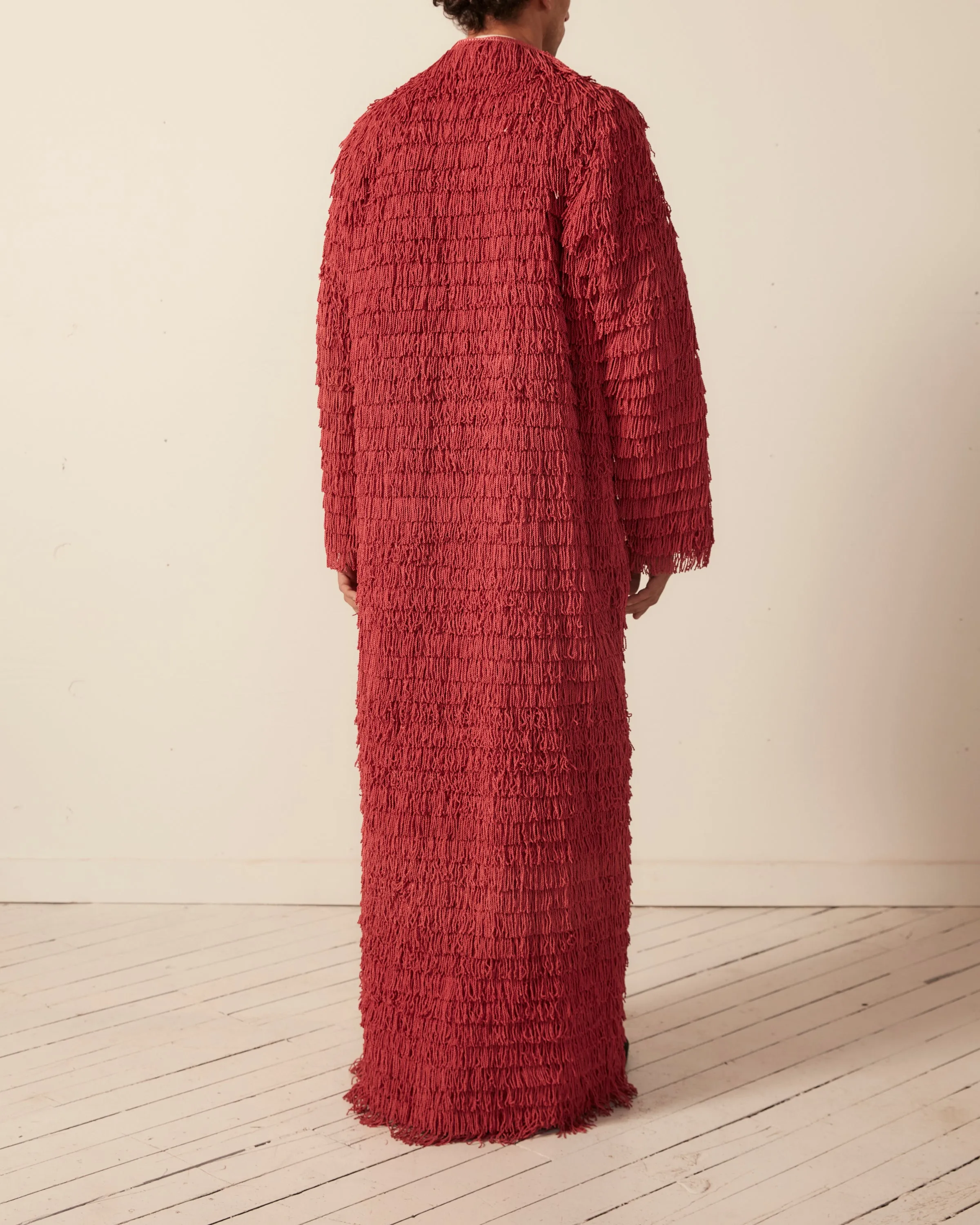 Bullion Fringe Opera Coat sold by BODE product image thumbnail 4