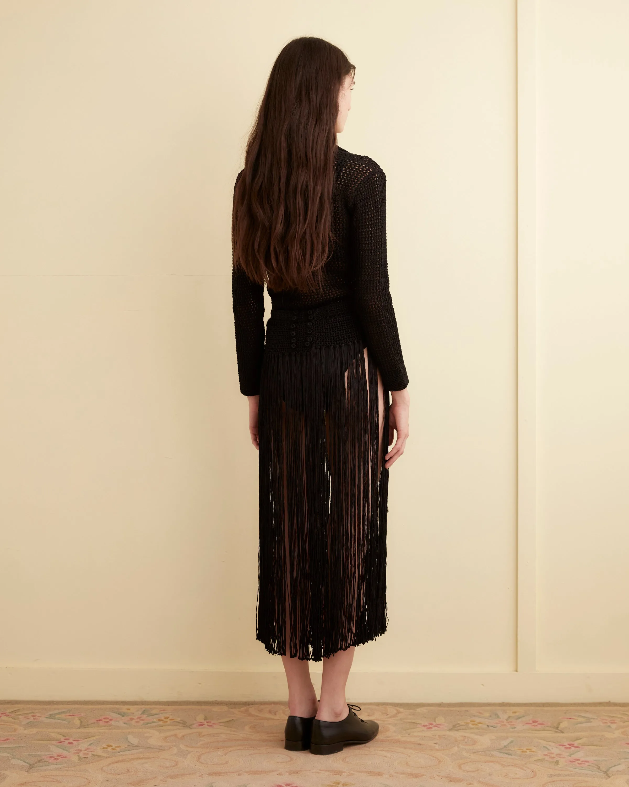 Crochet Fringe Skirt sold by BODE product image thumbnail 3
