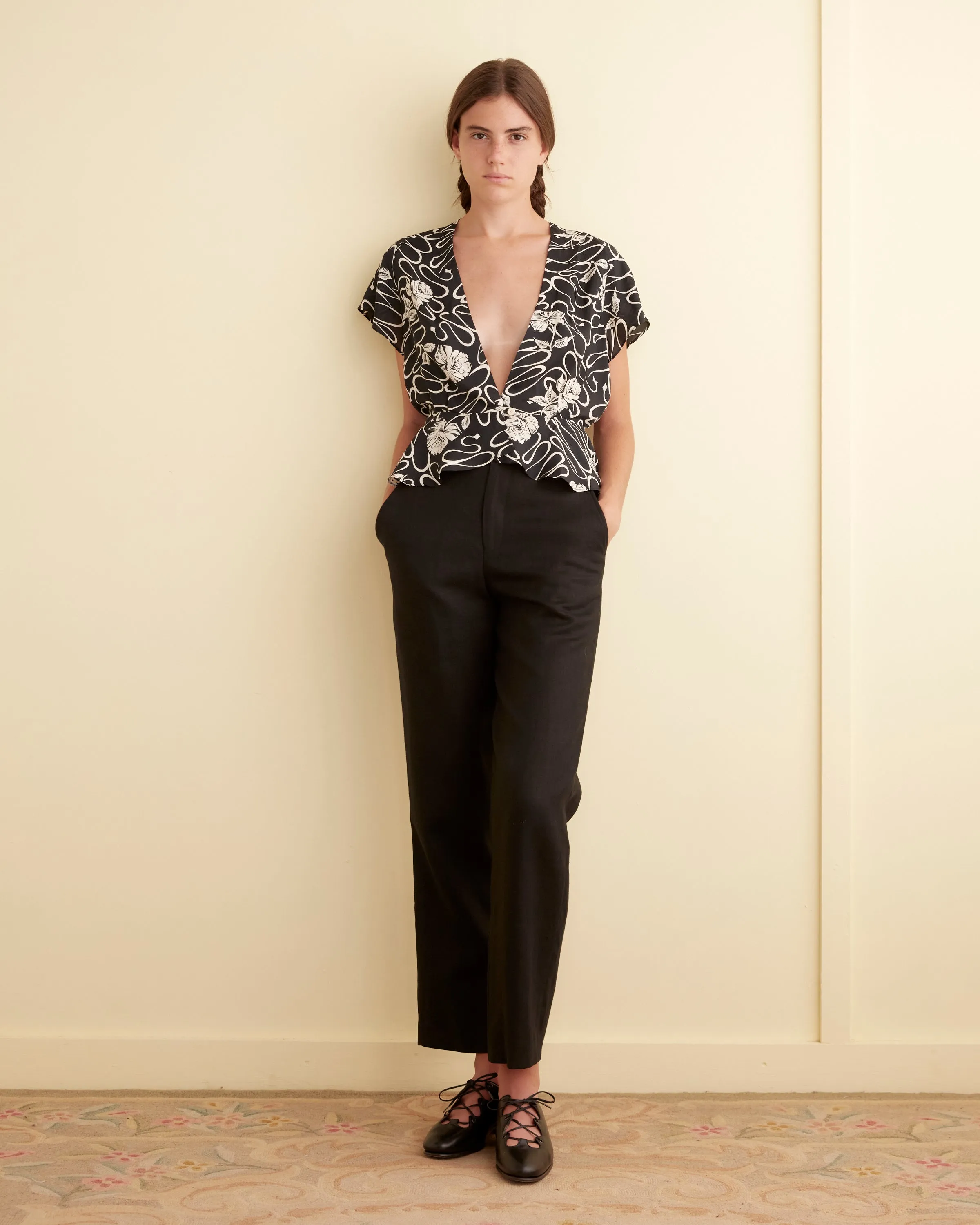 White Rose Top - S sold by BODE