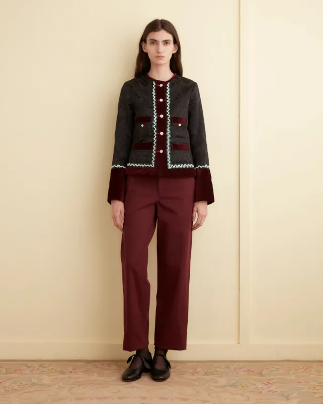 Dusk Brocade Rice Jacket sold by BODE