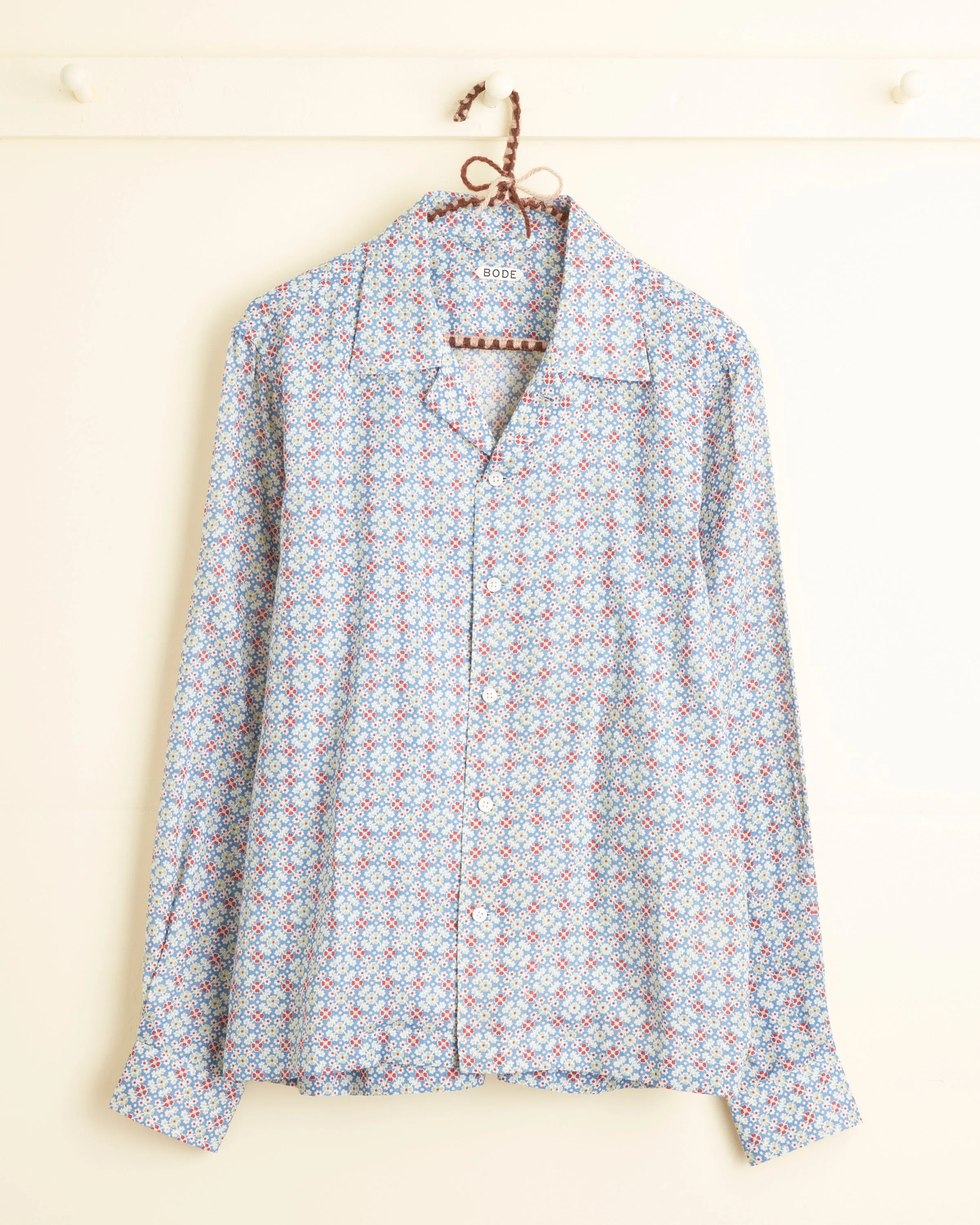 Primrose Lattice Long Sleeve Shirt - S sold by BODE