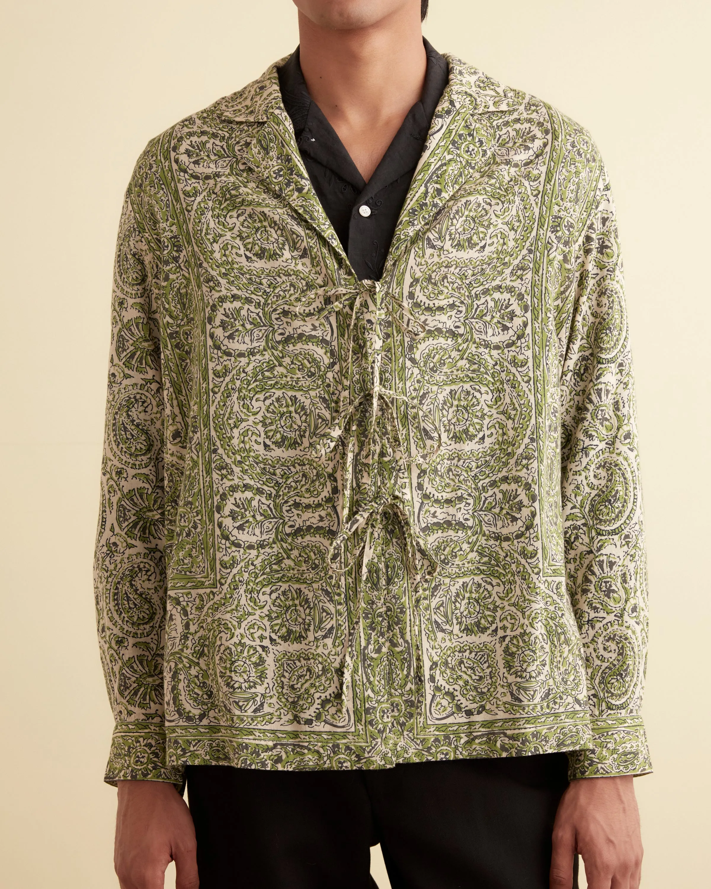 Paisley Tie Long Sleeve Shirt sold by BODE product image thumbnail 2