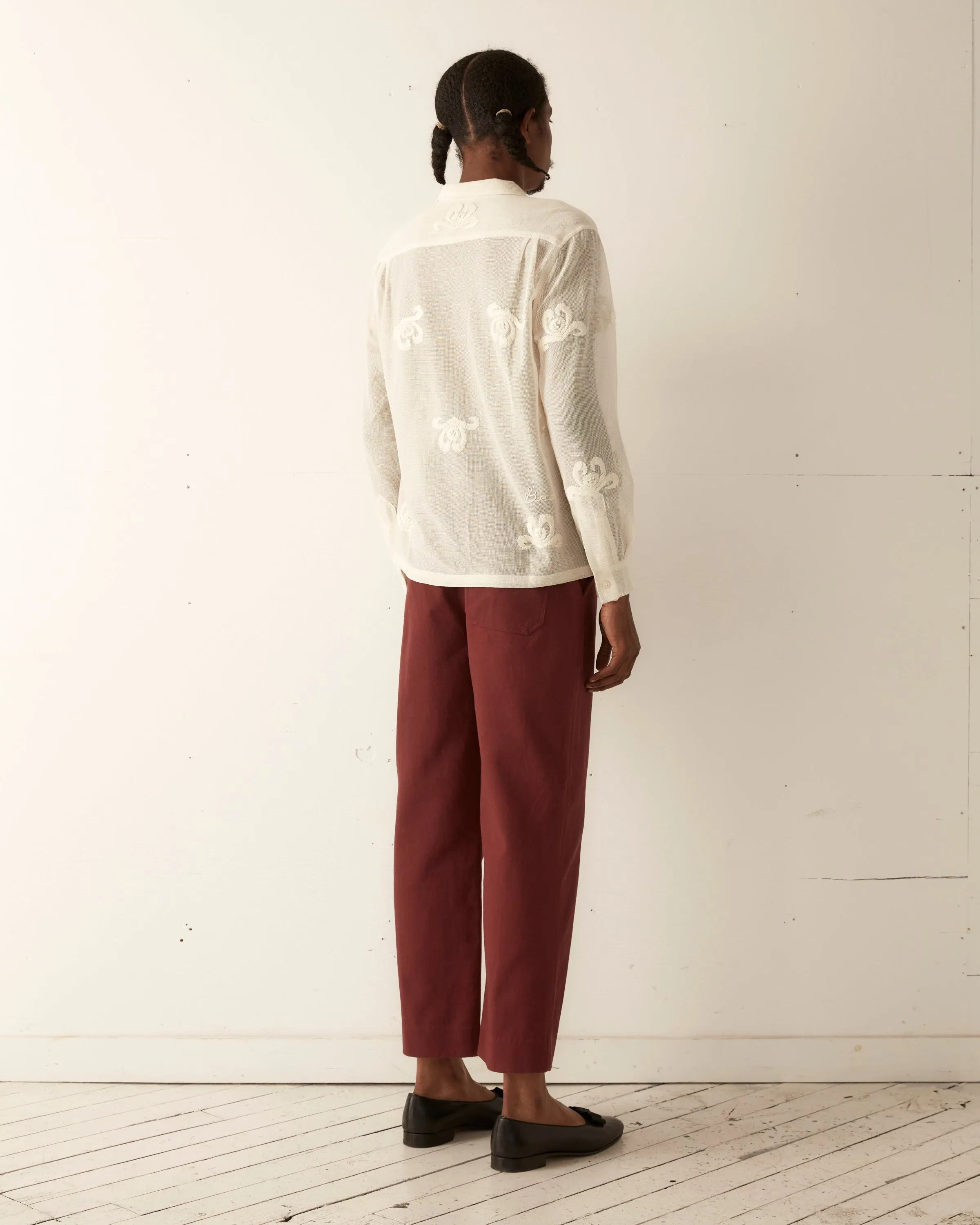 Savoy Ribbon Long Sleeve Shirt sold by BODE product image thumbnail 4