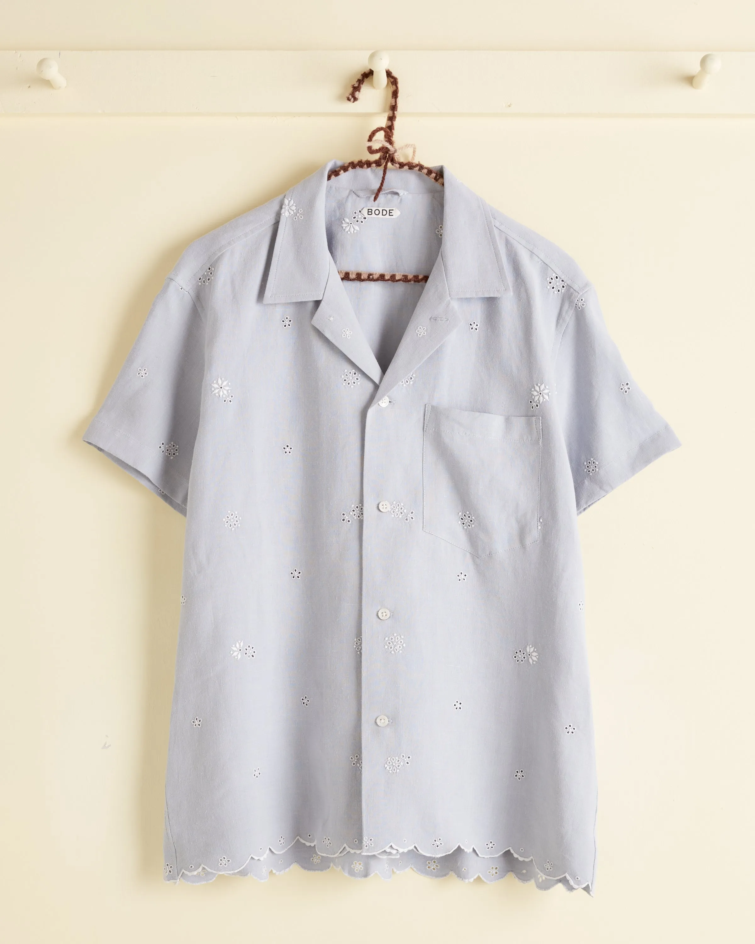 Sky Flower Short Sleeve Shirt - M sold by BODE