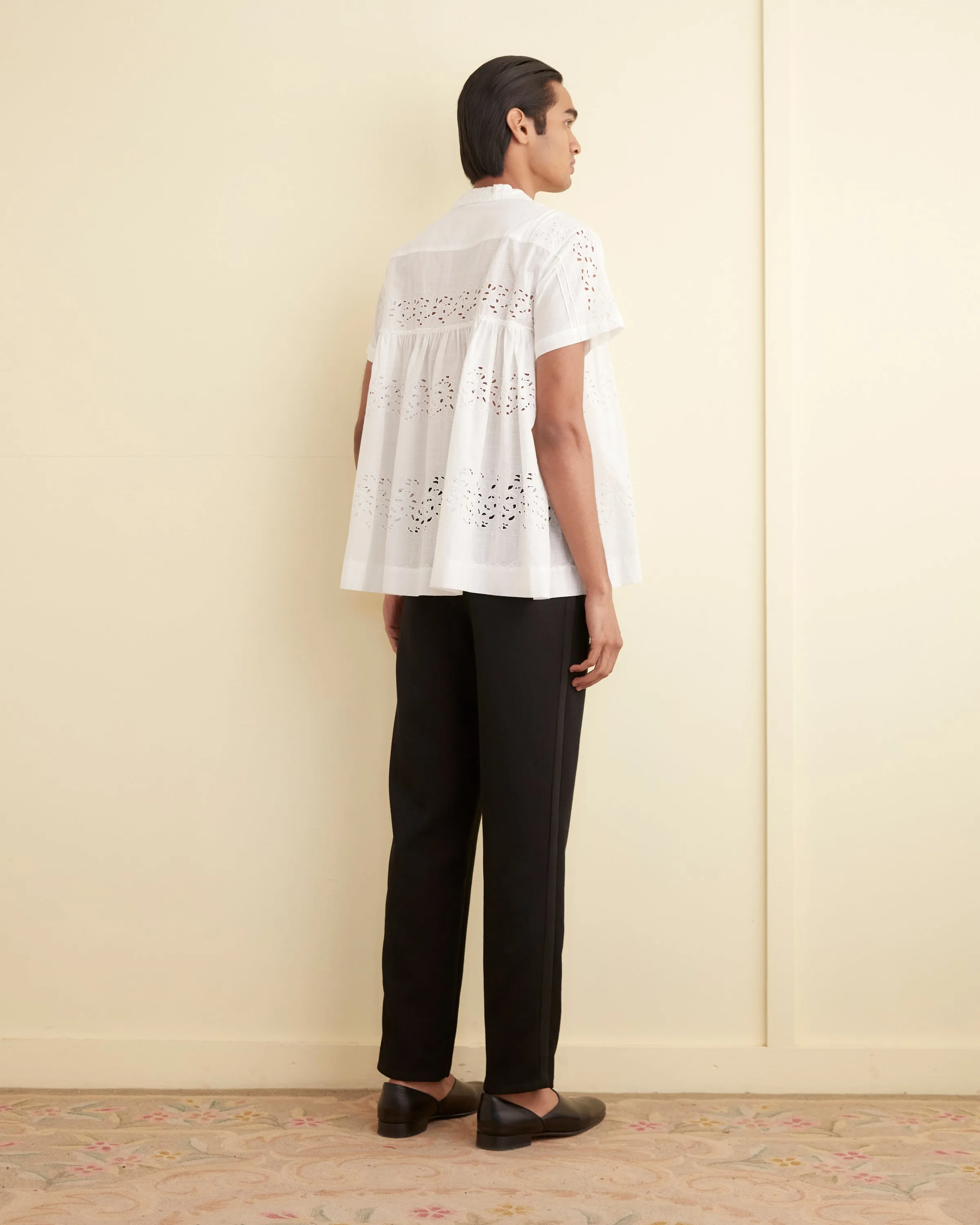 Petticoat Short Sleeve Shirt sold by BODE product image thumbnail 3