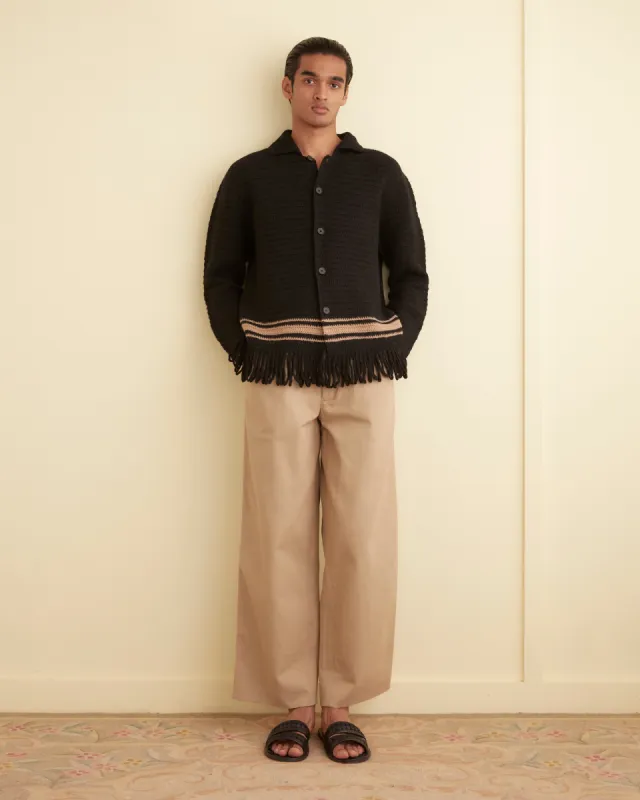 Braided Fringe Shirt sold by BODE