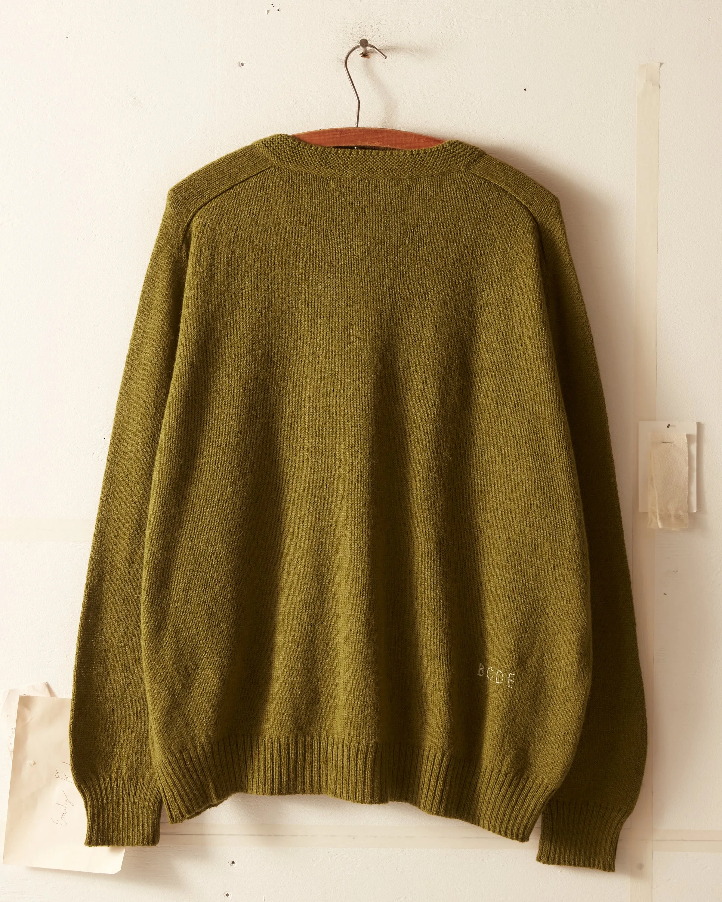 Orchard St. Cardigan - Green sold by BODE product image thumbnail 5