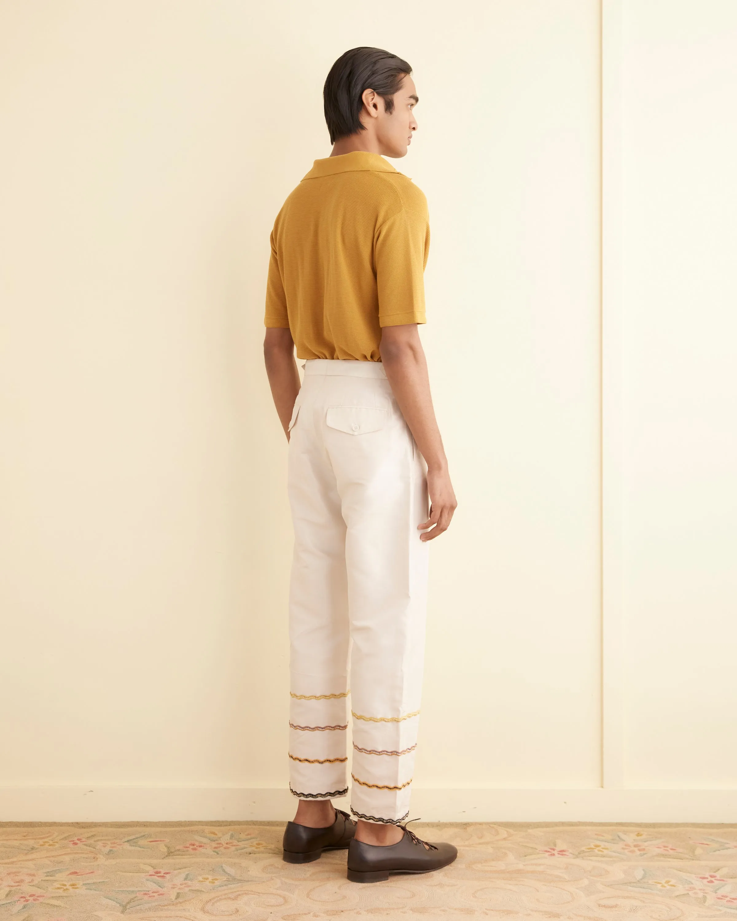 Rickrack Stripe Trousers sold by BODE product image thumbnail 3