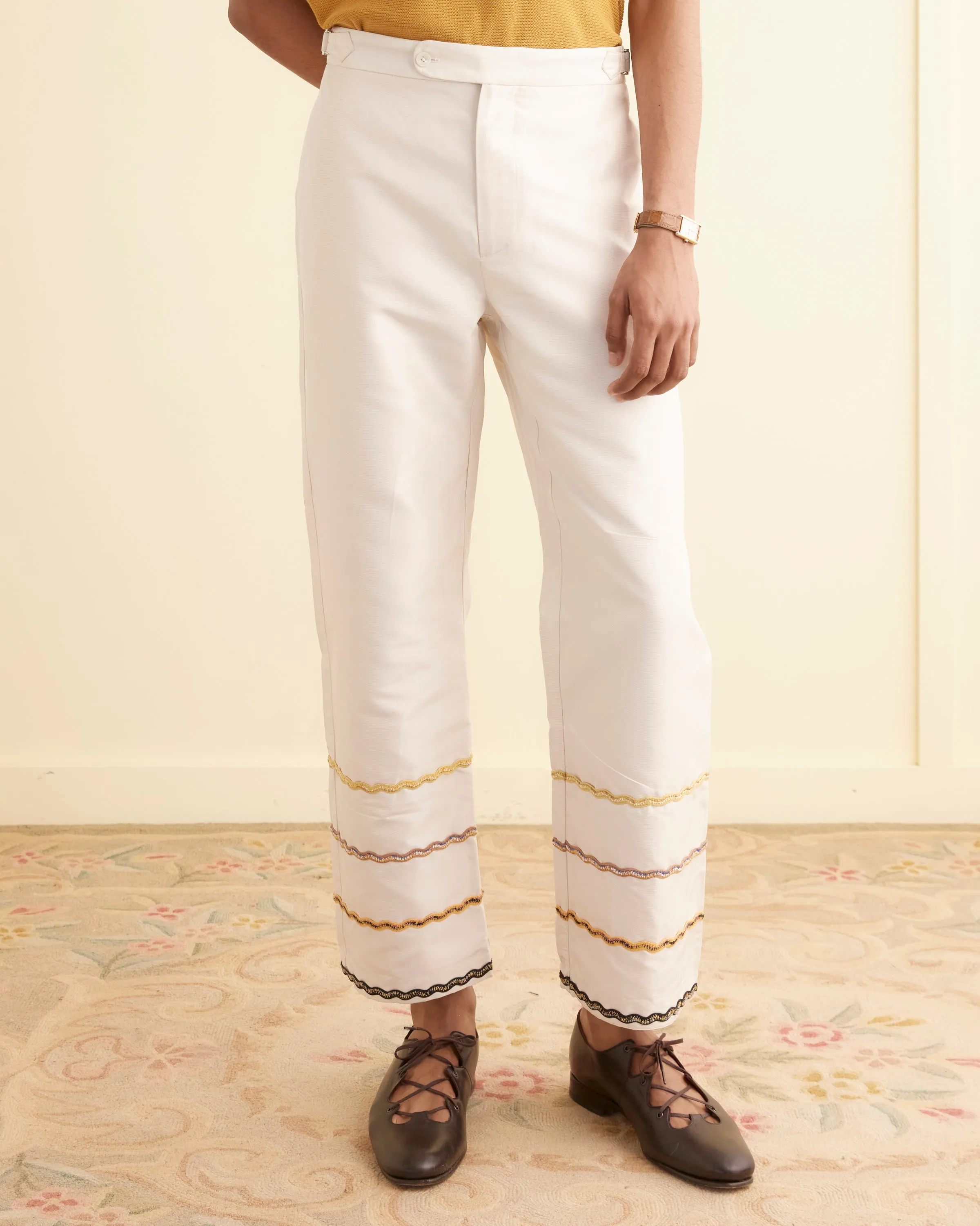 Rickrack Stripe Trousers sold by BODE product image thumbnail 2