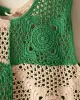 Duotone Crochet Tank sold by BODE