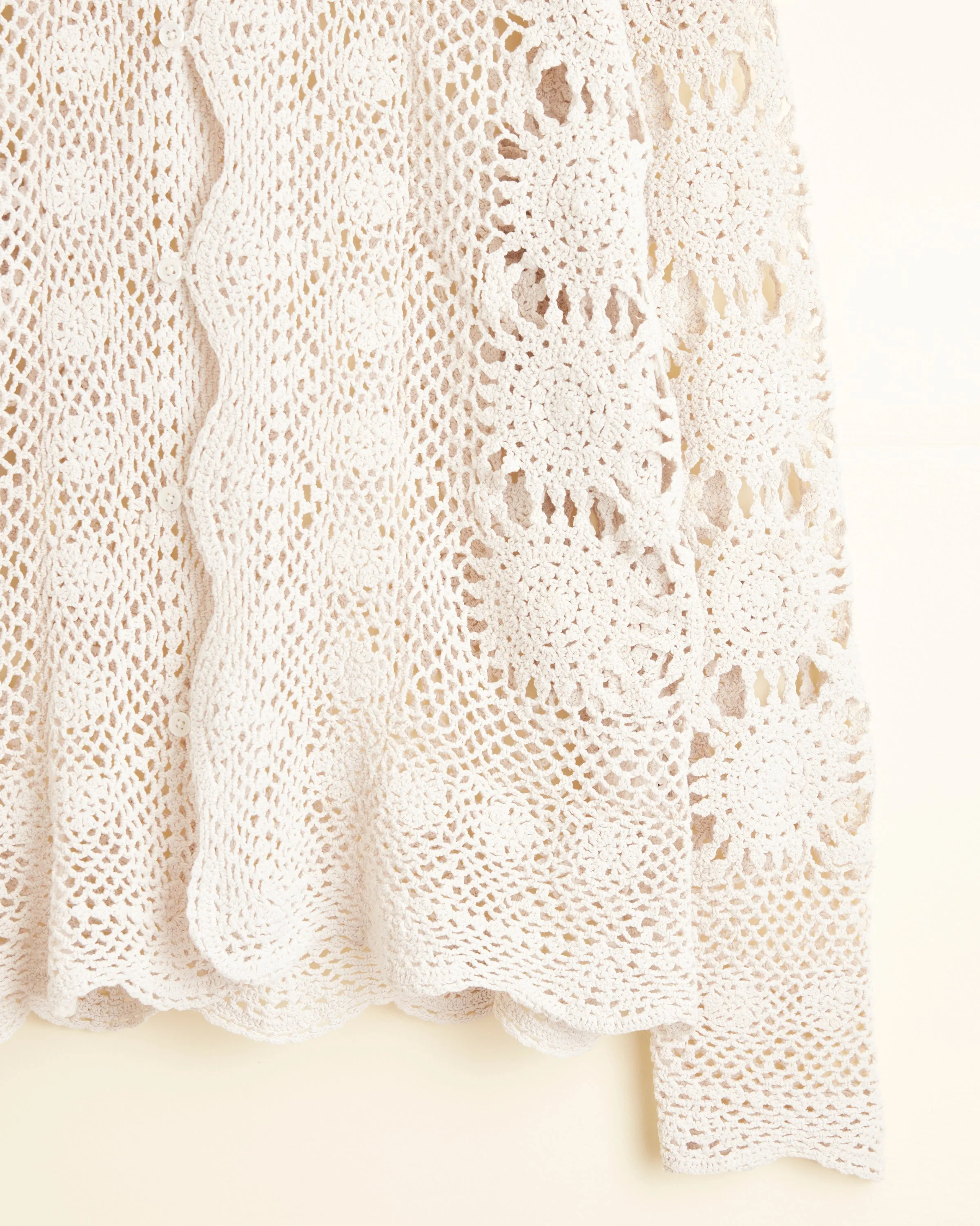 Toothed Floral Long Sleeve Shirt - XS sold by BODE product image thumbnail 2