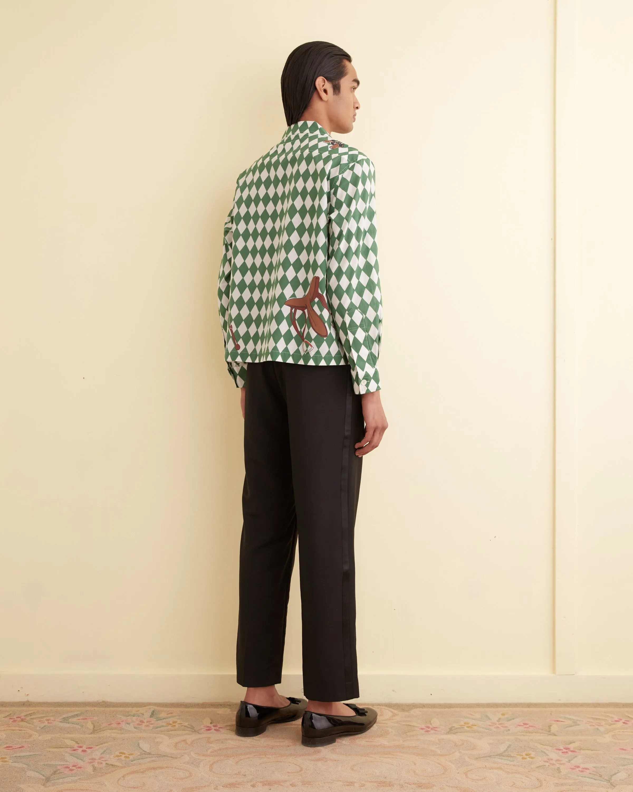 Jockey Diamond Long Sleeve Shirt sold by BODE product image thumbnail 3