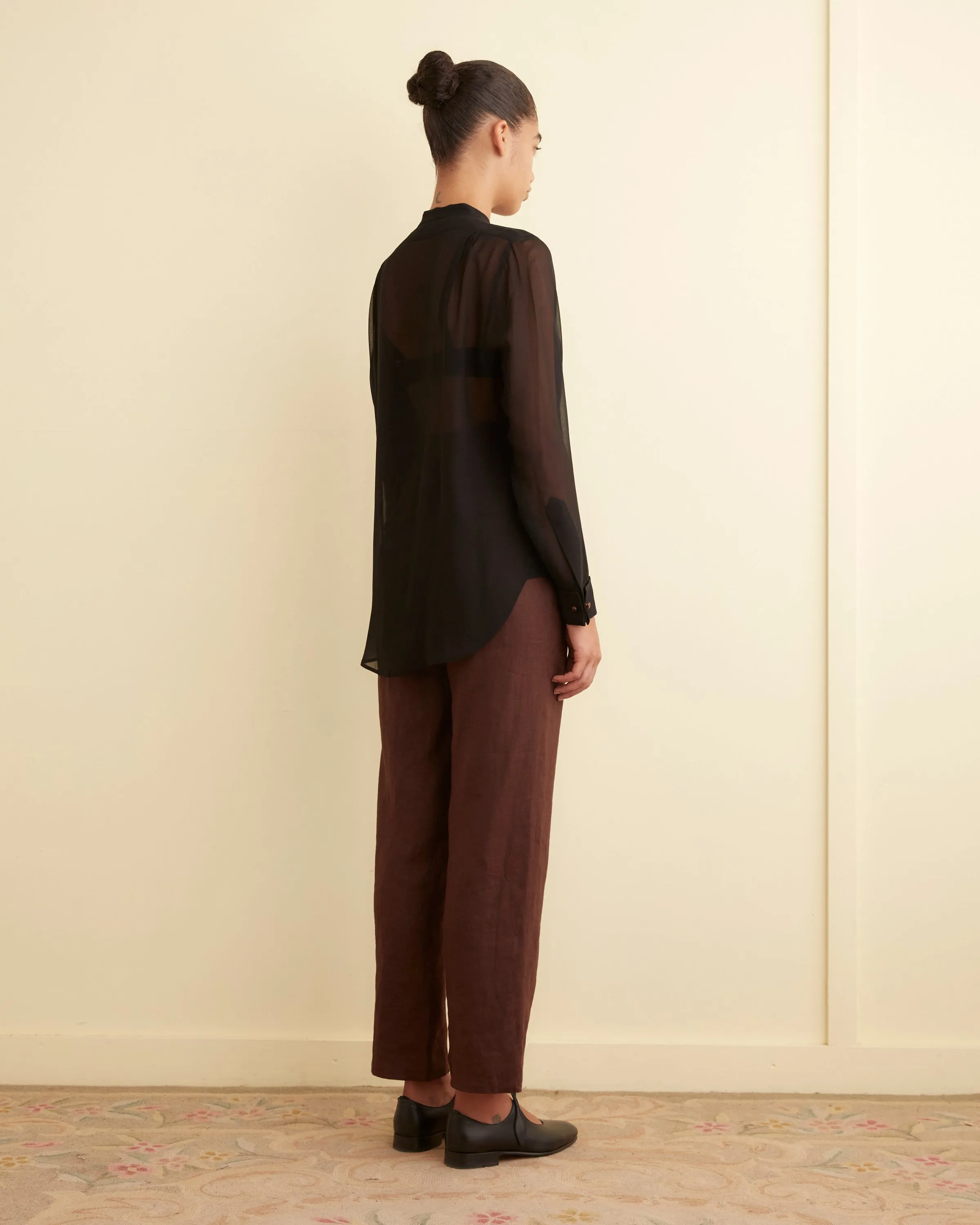 Silas Shirt - Black sold by BODE product image thumbnail 3