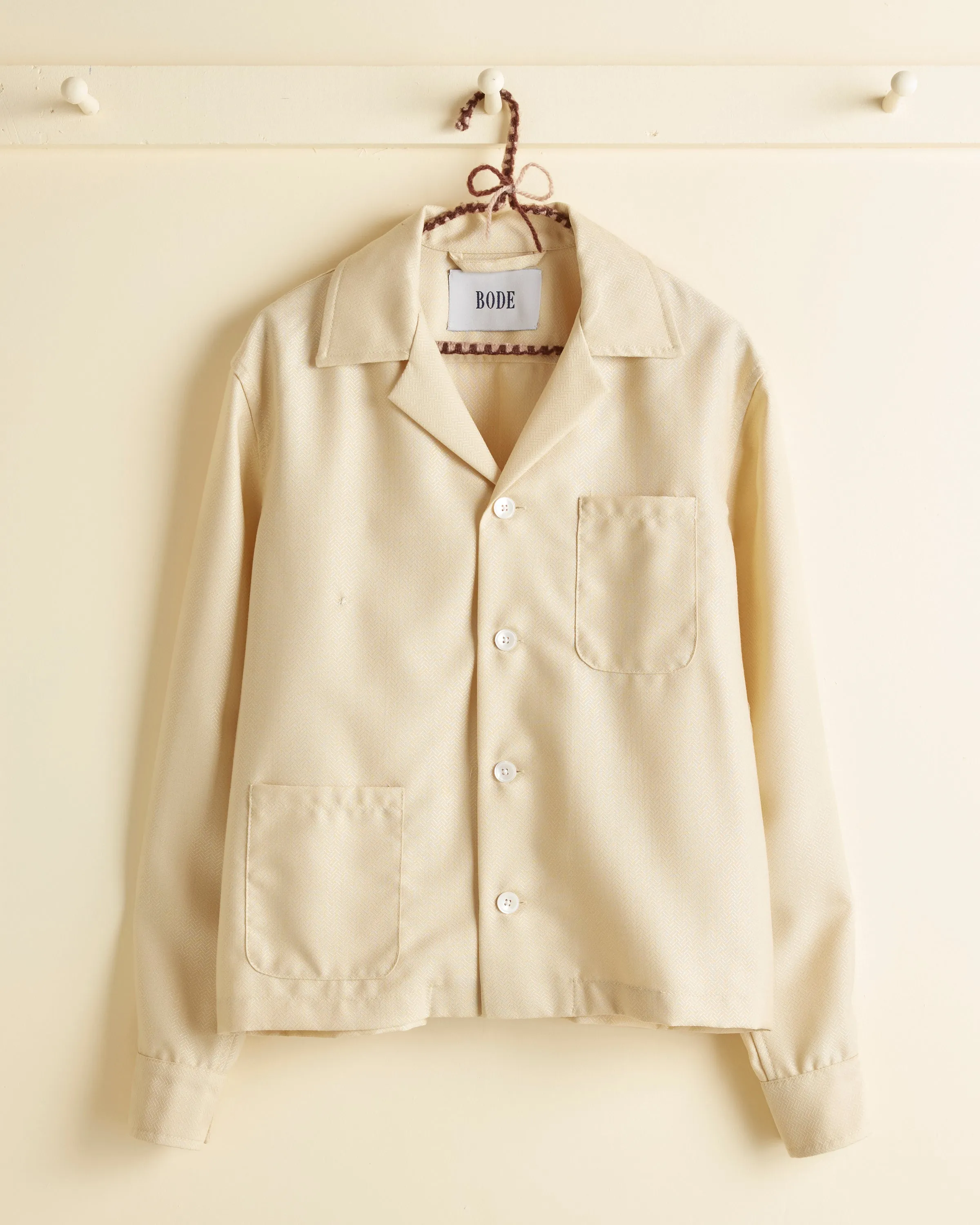 Flax Confetti Long Sleeve Shirt - XS/S sold by BODE