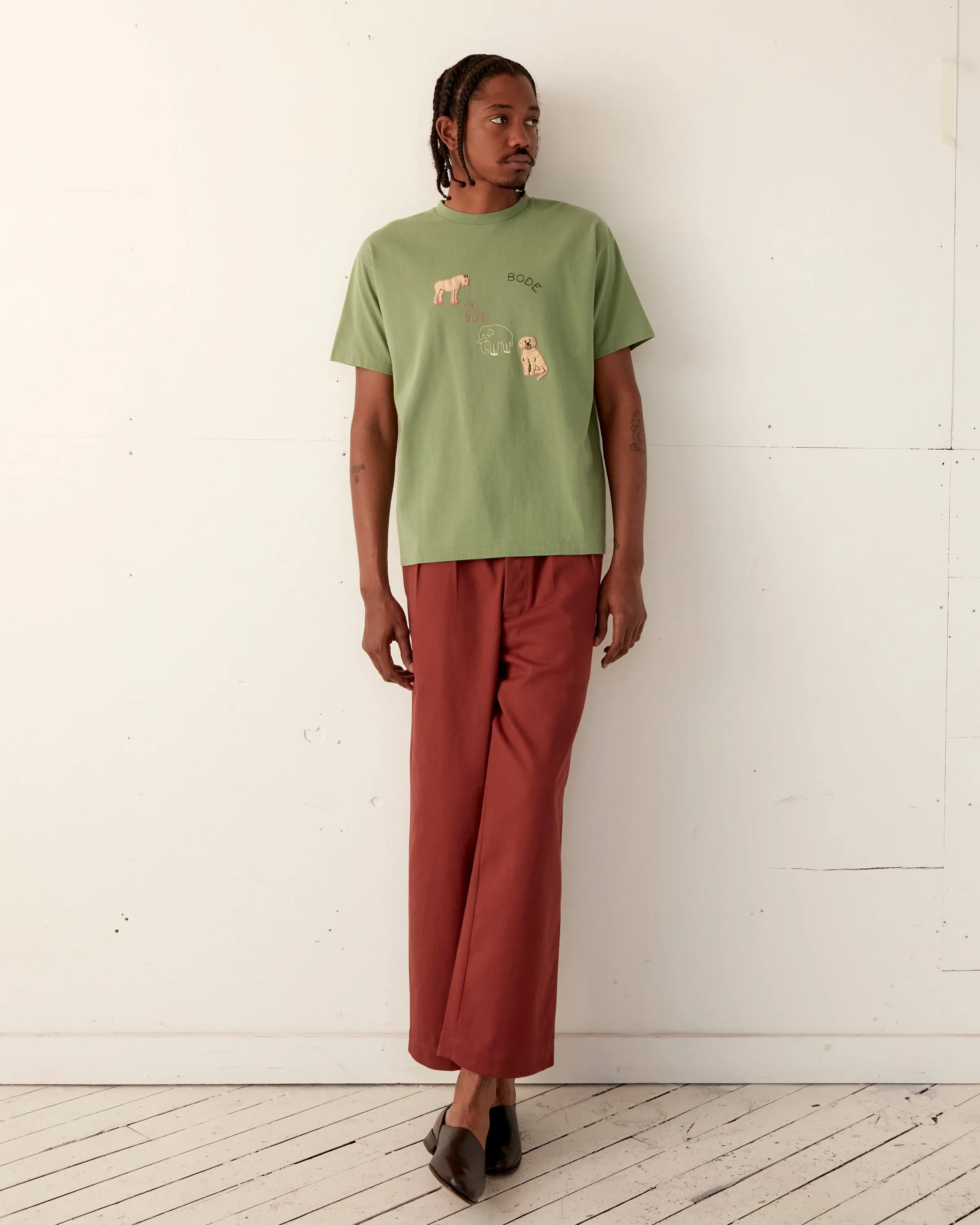 Tiny Zoo Tee sold by BODE