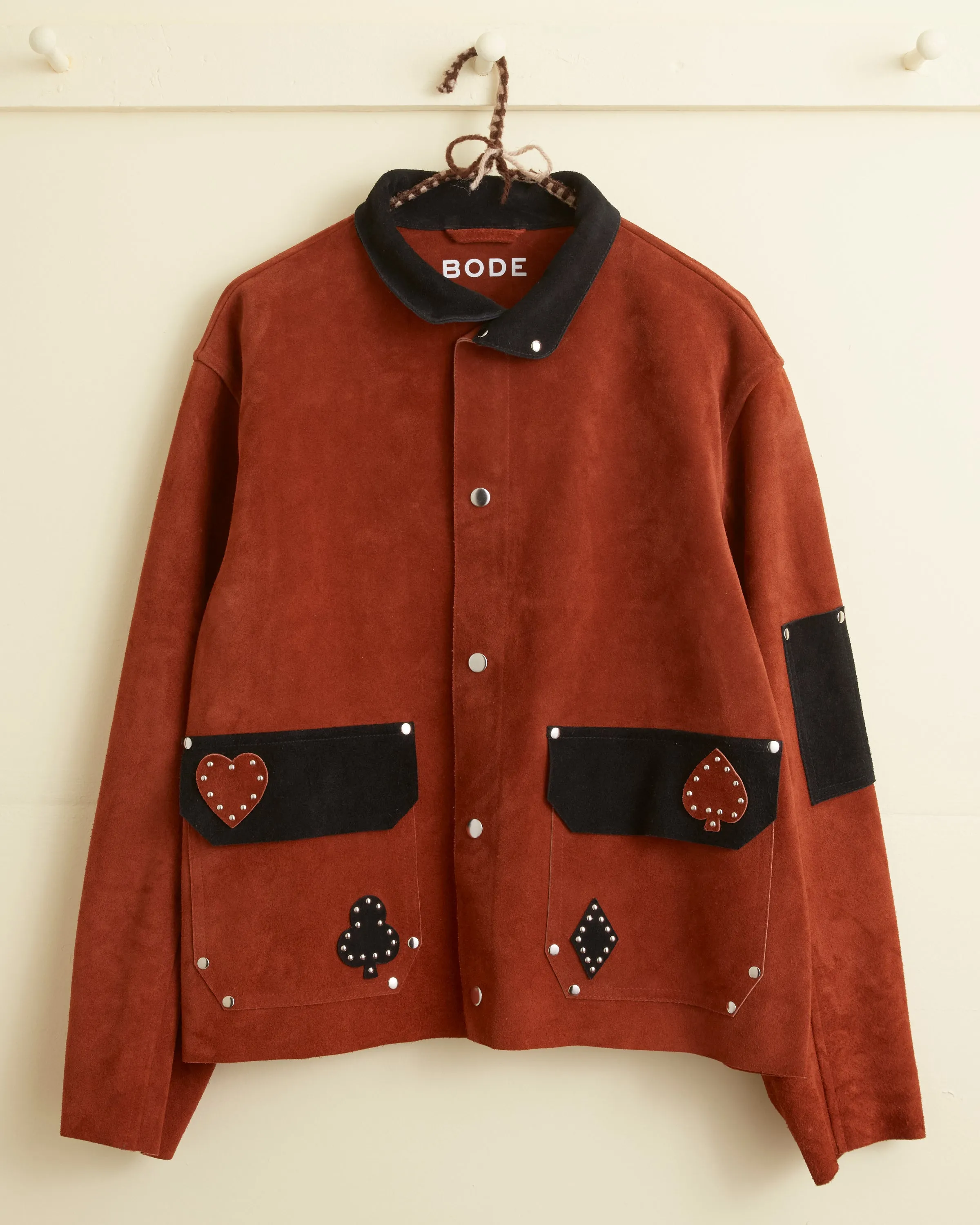Deck of Cards Studded Jacket - Red/Black sold by BODE product image thumbnail 4