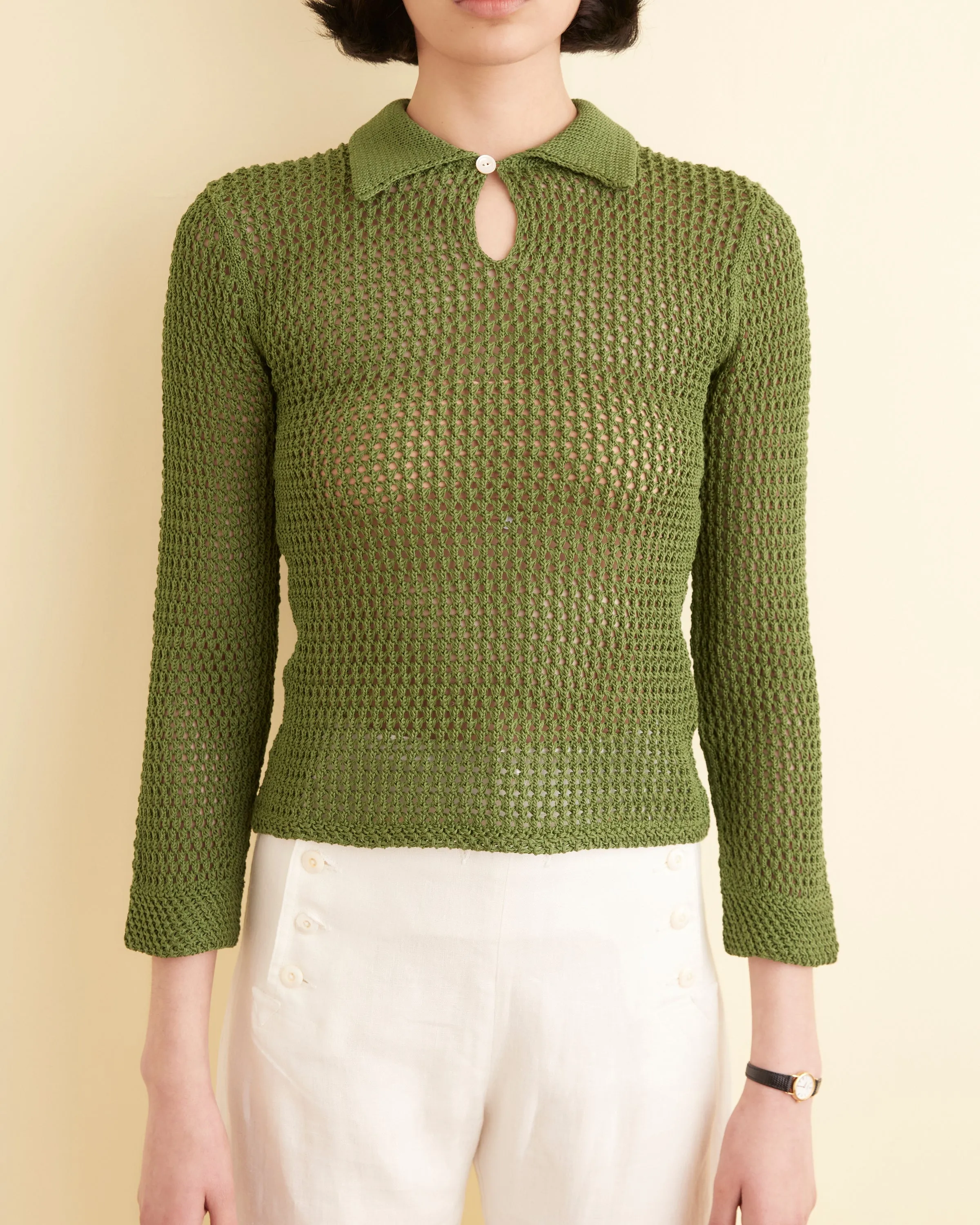 Willows Pullover - Green sold by BODE product image thumbnail 2