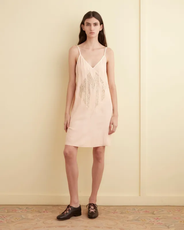Salmon Monogram Dress - M sold by BODE