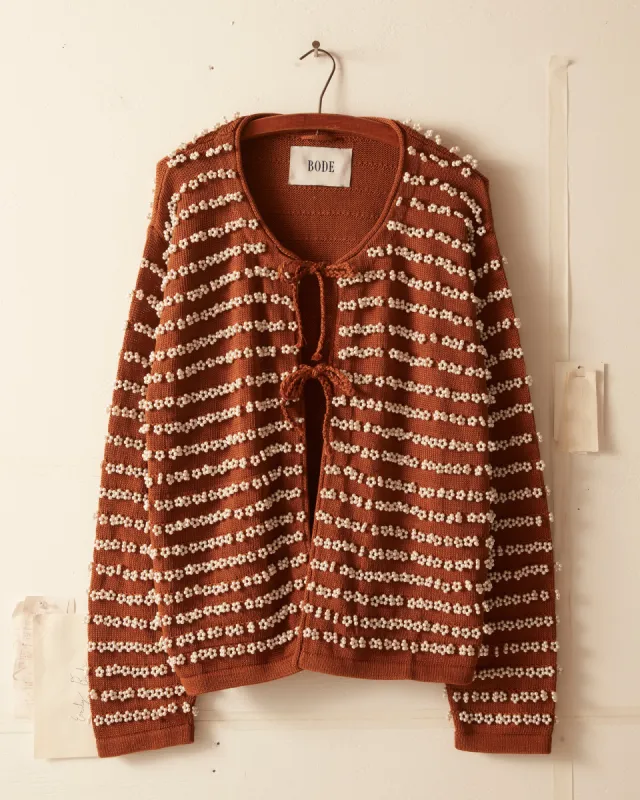 Beaded Cardigan sold by BODE