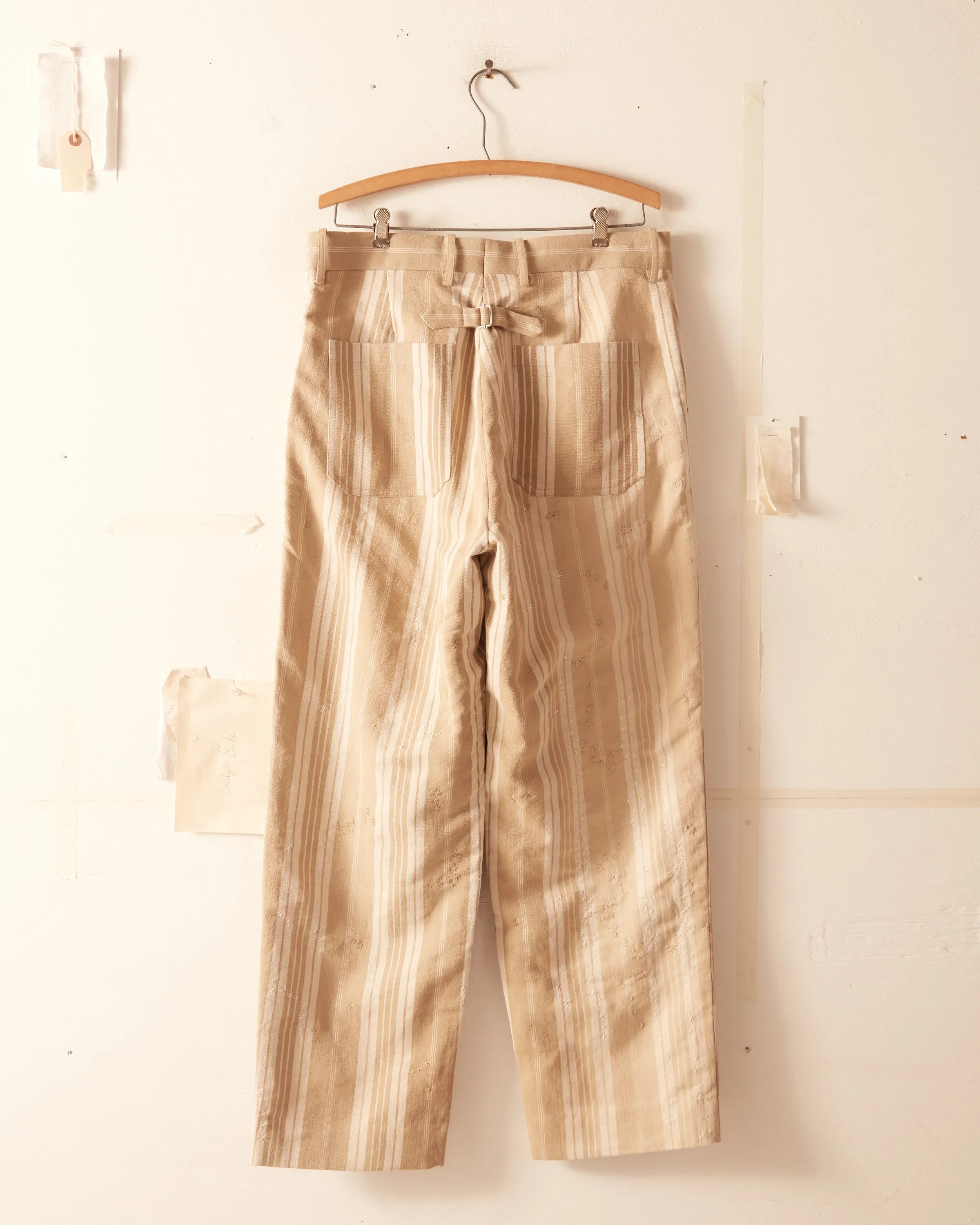 Ecru Stripe Trousers - 34 sold by BODE product image thumbnail 4