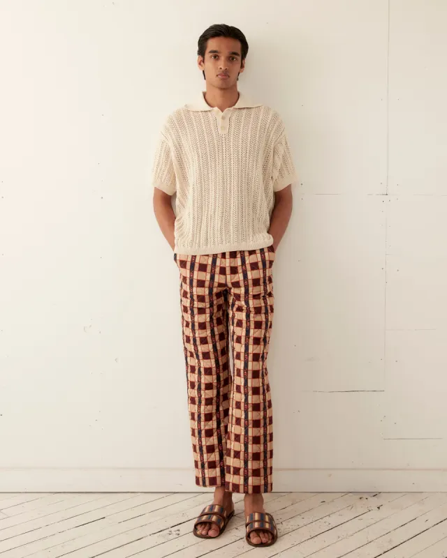 Bouquet Cloth Quilt Trousers sold by BODE