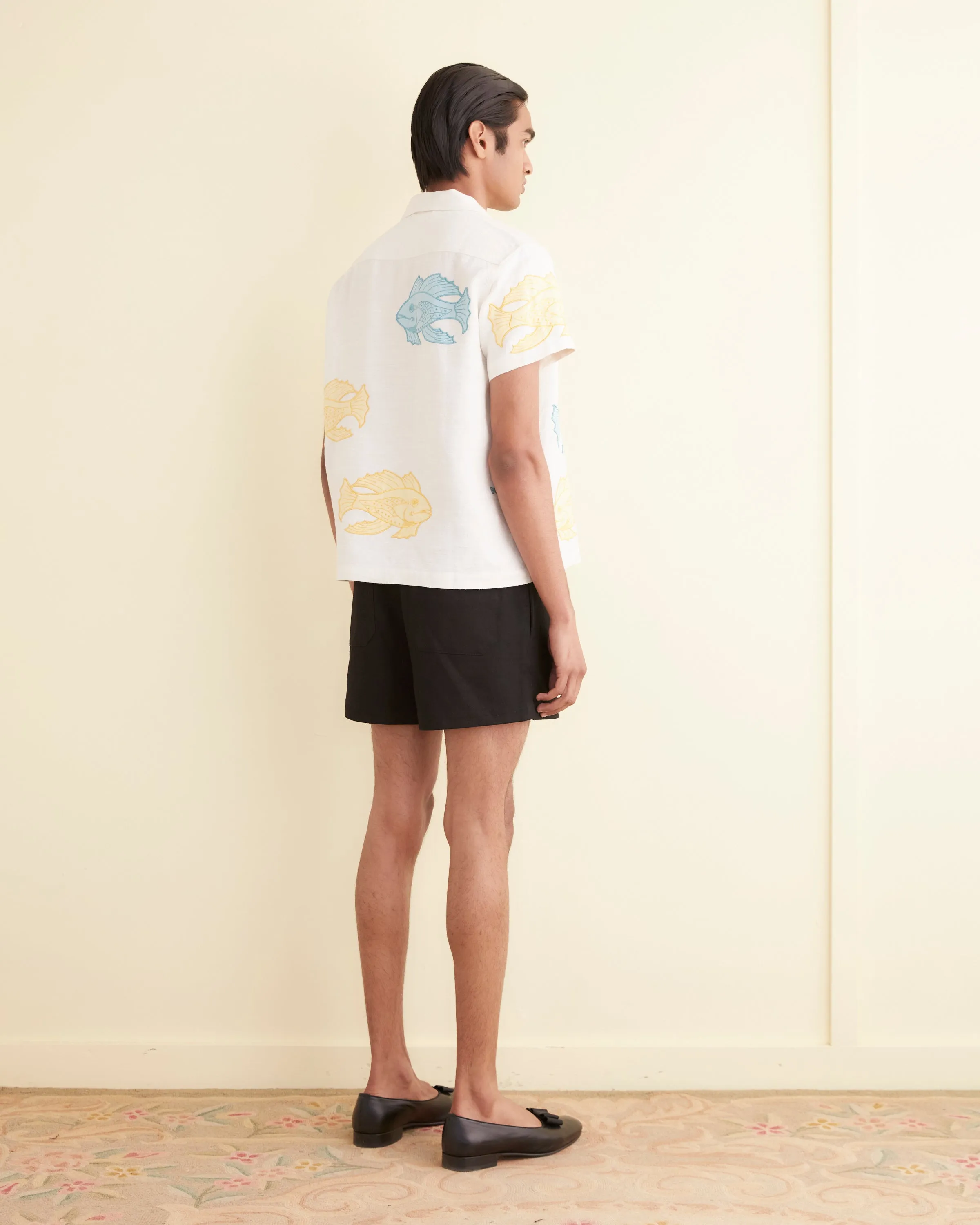 Piscine Appliqué Short Sleeve Shirt sold by BODE product image thumbnail 3