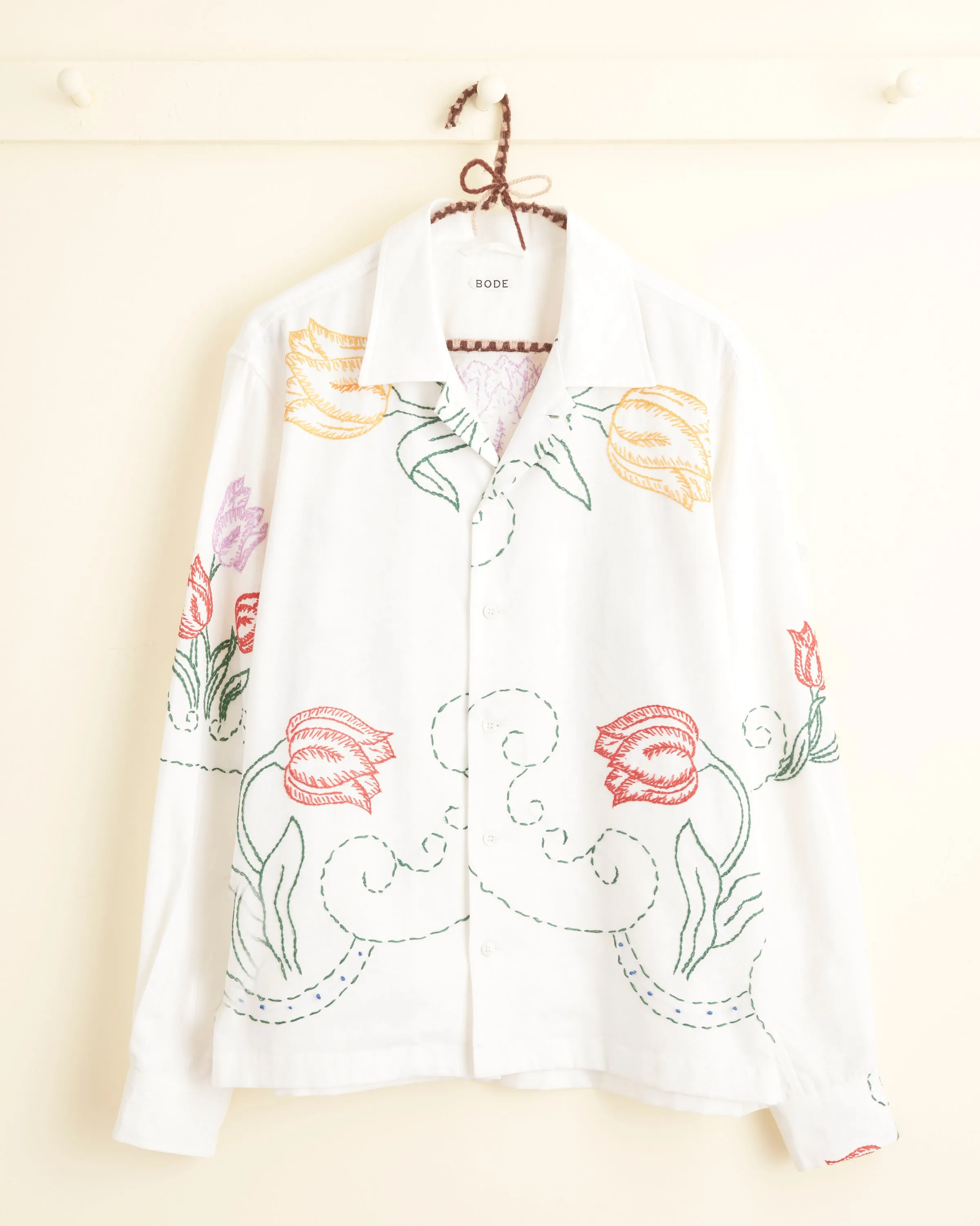 Tulip Track Long Sleeve Shirt - M sold by BODE product image thumbnail 2