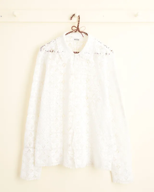 Triangle Dance Long Sleeve Shirt - S sold by BODE