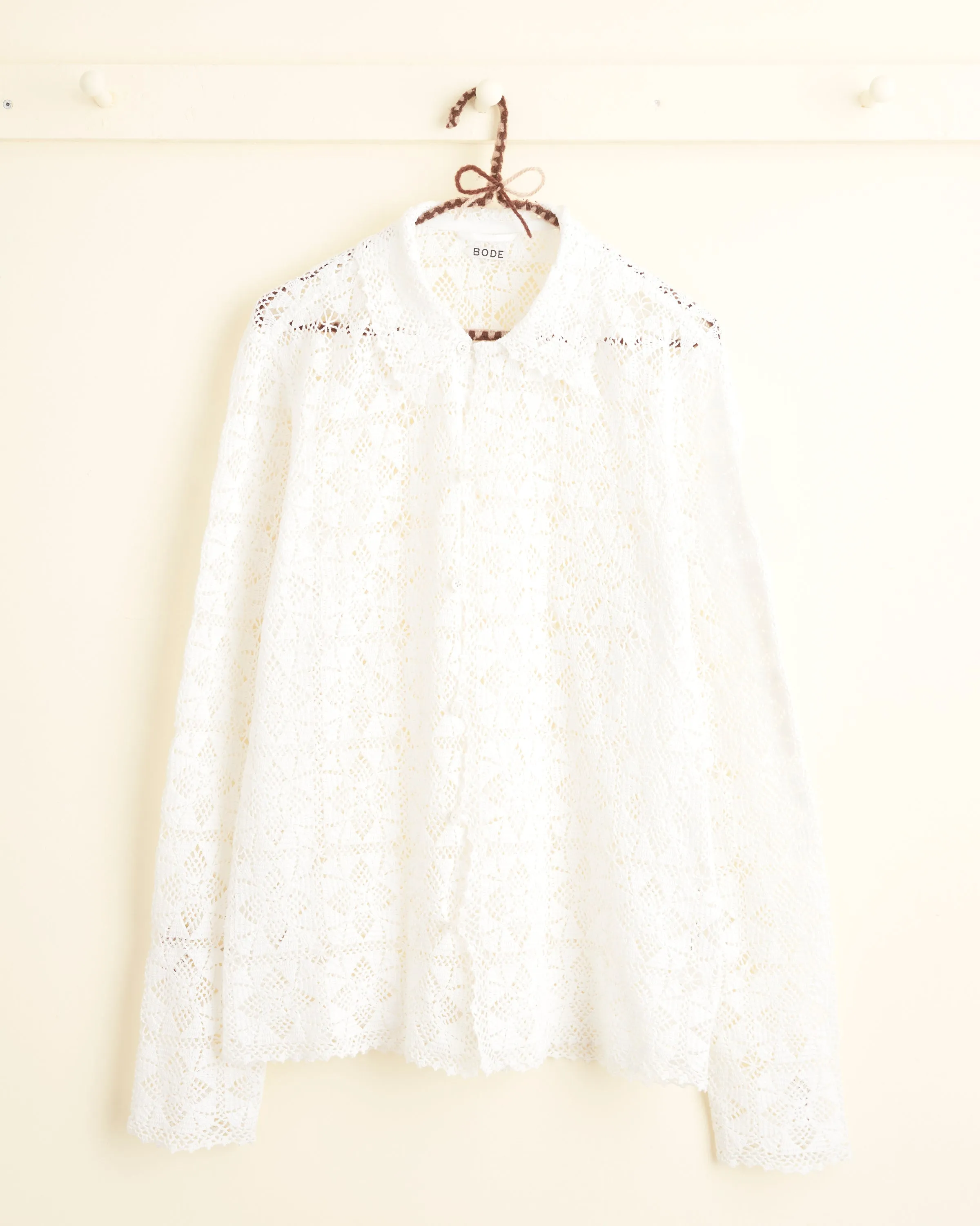 Triangle Dance Long Sleeve Shirt - S sold by BODE