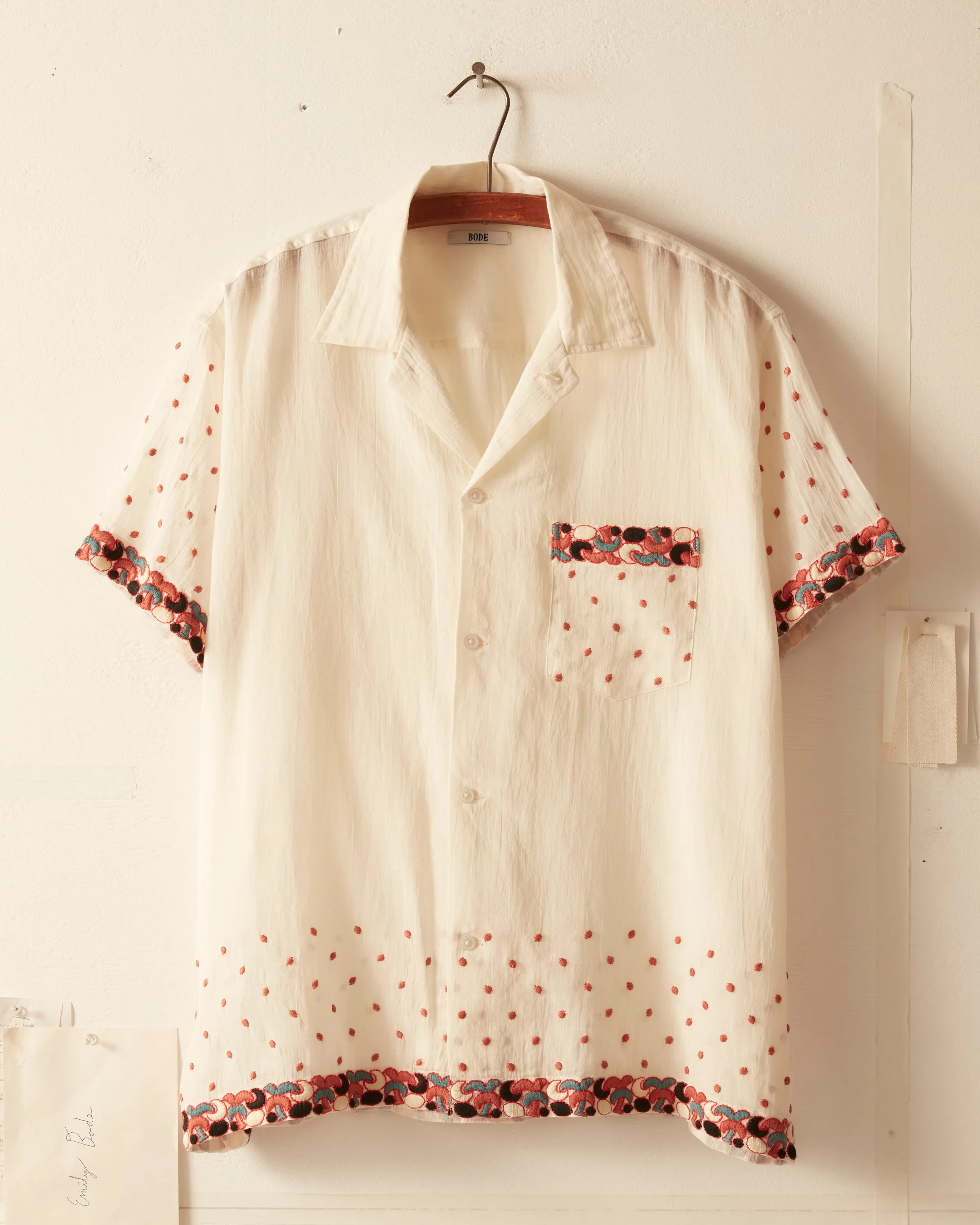 Whirling Dot Short Sleeve Shirt sold by BODE