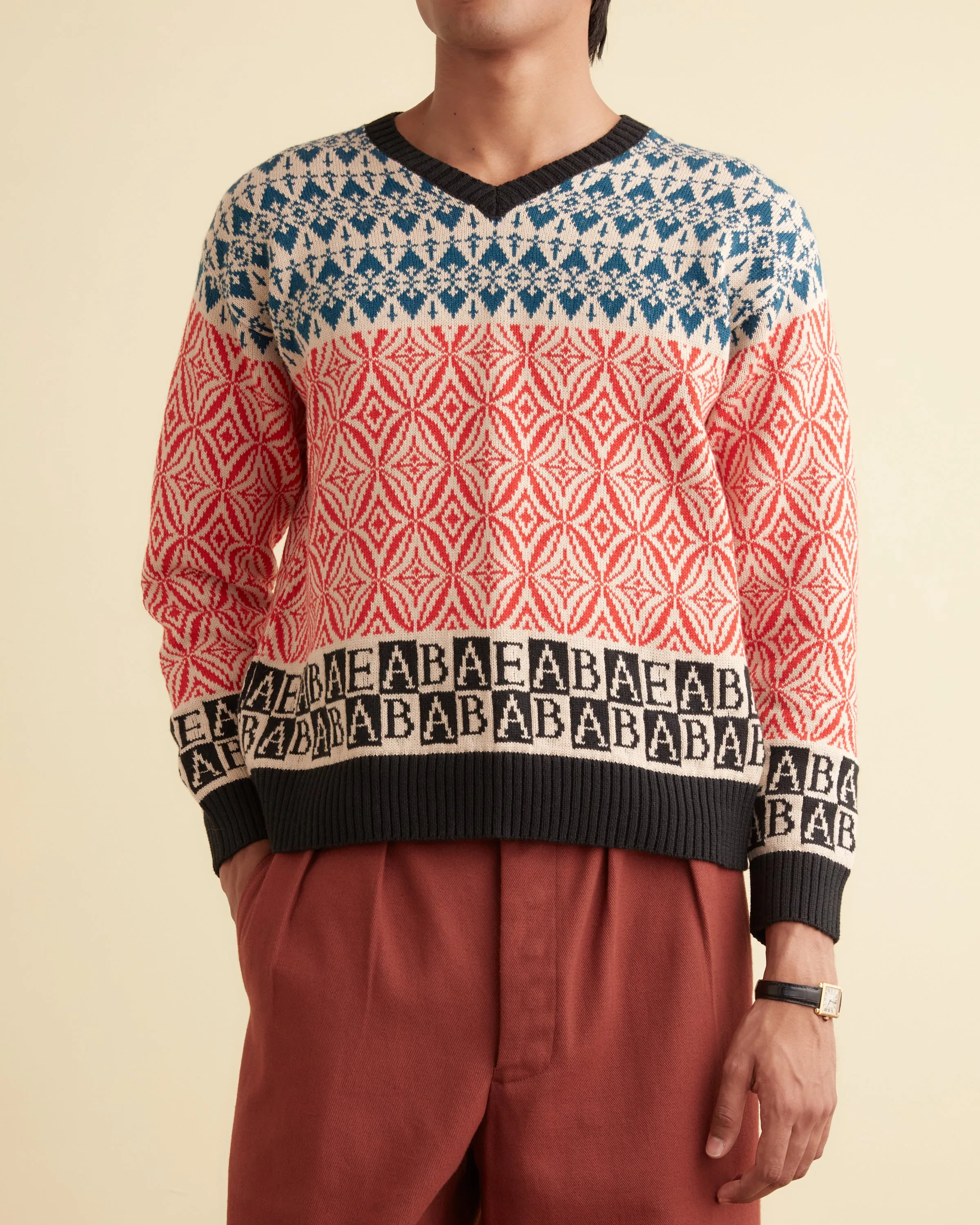 Alphabet Pullover sold by BODE product image thumbnail 2