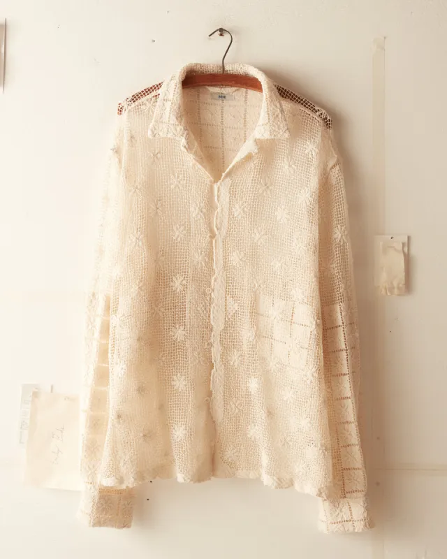 Day Starlight Lace Shirt - L/XL sold by BODE