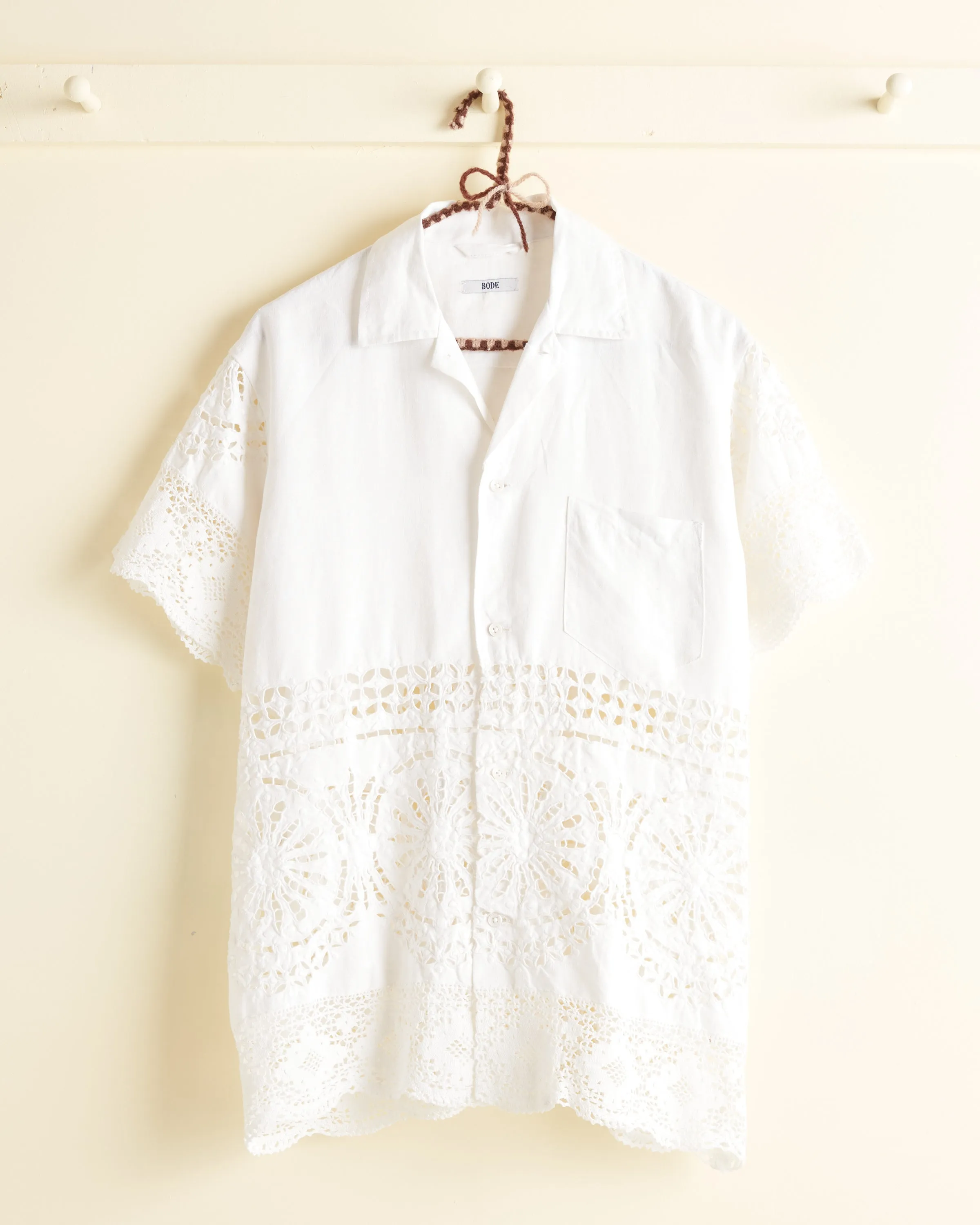 Snowy Allium Short Sleeve Shirt - S/M sold by BODE