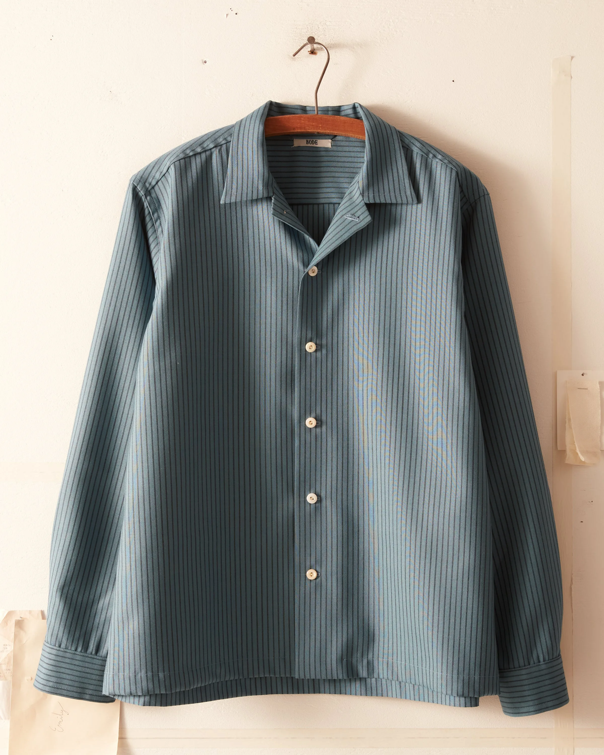 Evening Stripe Long Sleeve Shirt - M/L sold by BODE