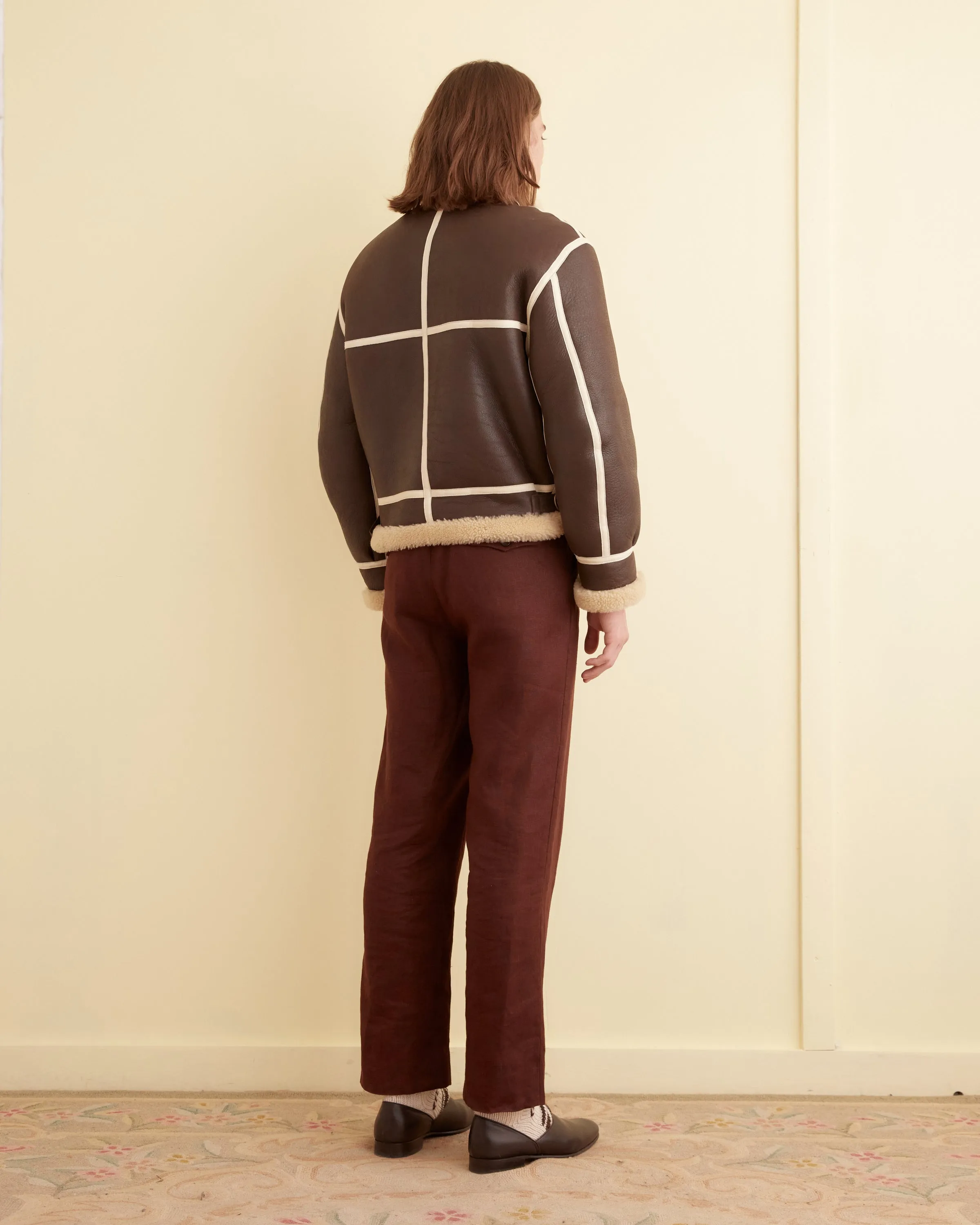 Aviator Shearling Jacket sold by BODE product image thumbnail 3