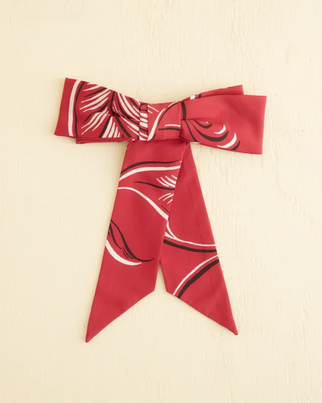 Creeping Begonia Bow Barrette sold by BODE