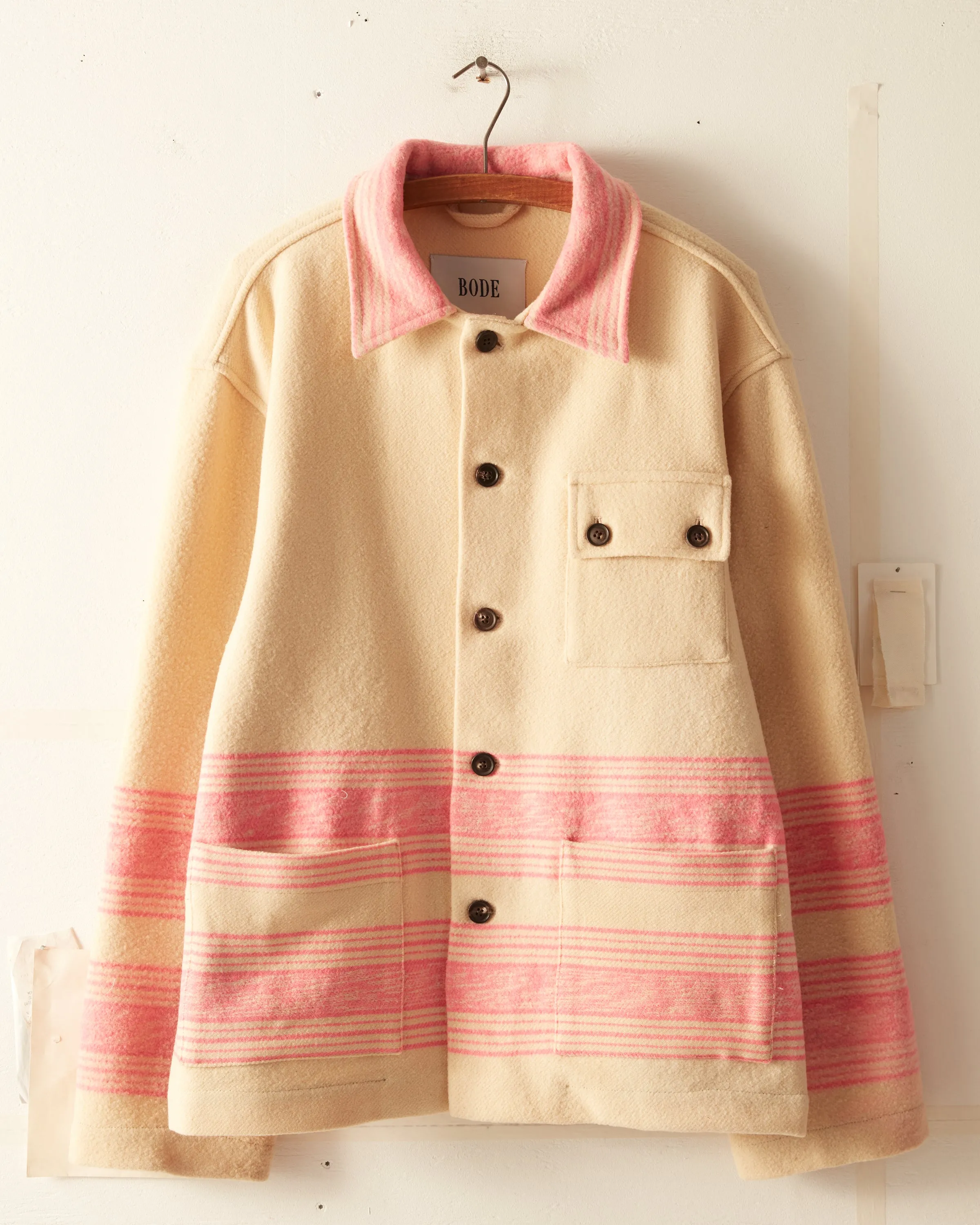 Fuchsia Cream Jacket - M/L sold by BODE