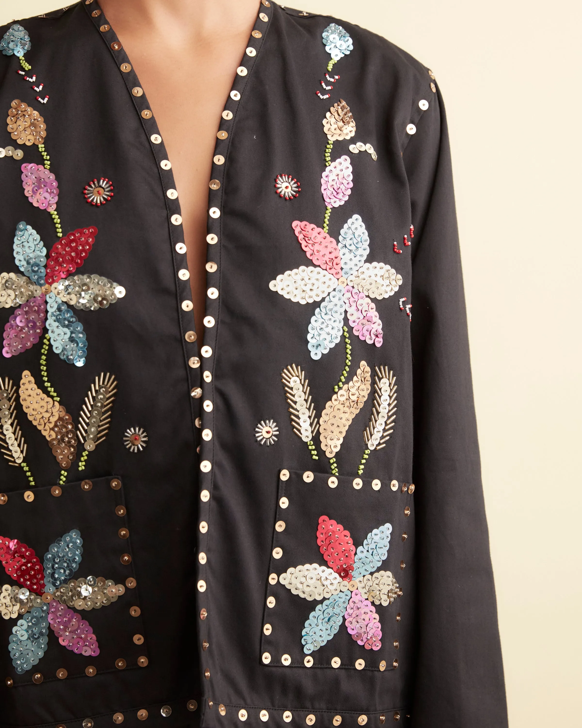 Sequined Pinwheel Jacket sold by BODE product image thumbnail 2