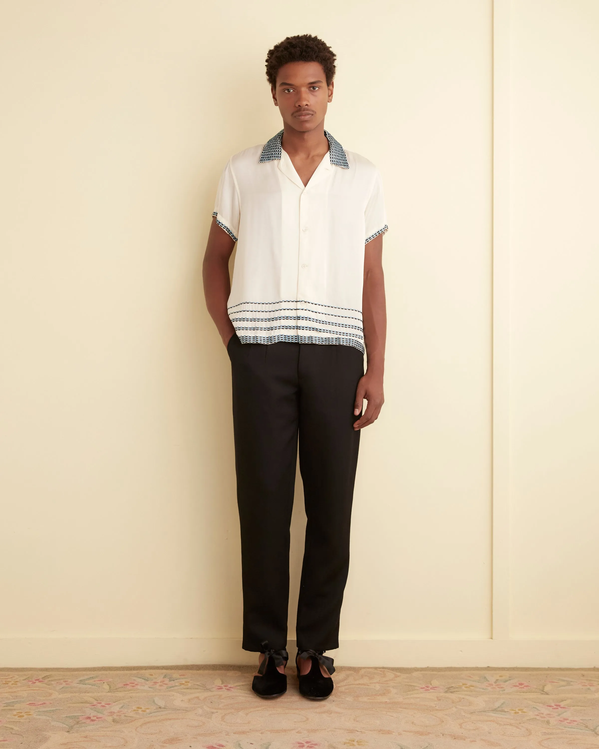 Sellier Short Sleeve Shirt sold by BODE