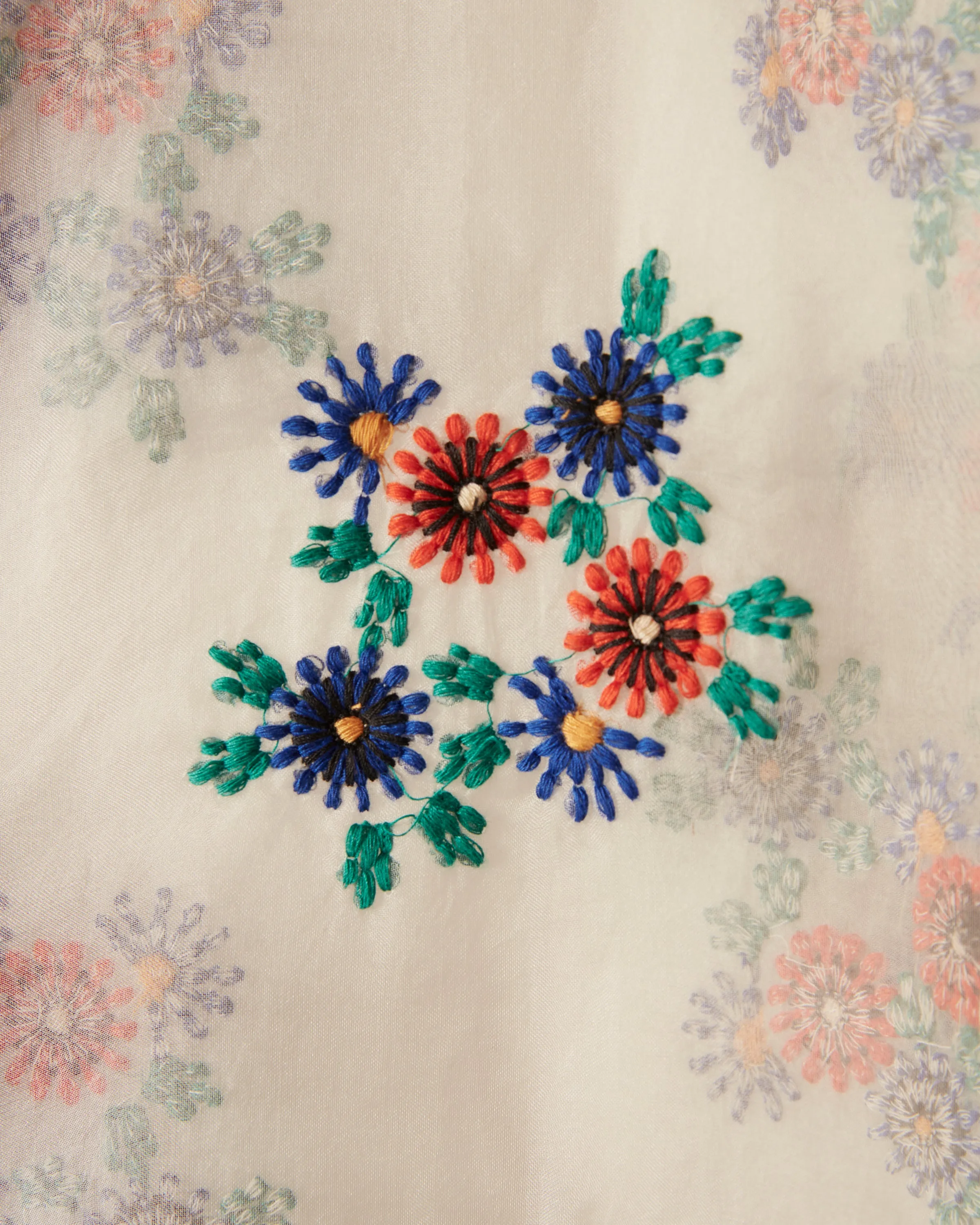 Sheer Daisy Short Sleeve Shirt sold by BODE product image thumbnail 2