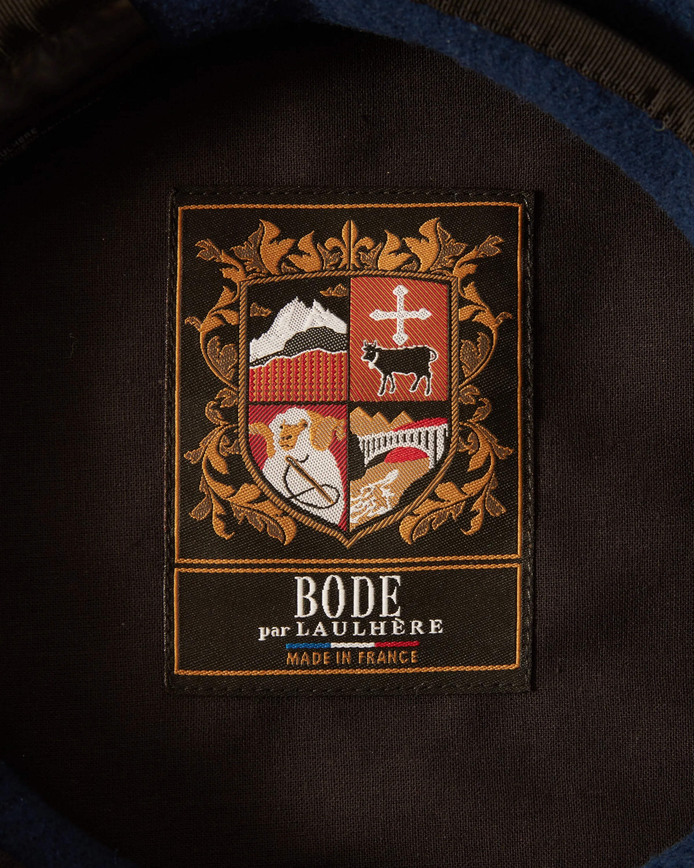 Twisted Piping Beret - Cobalt sold by BODE product image thumbnail 3