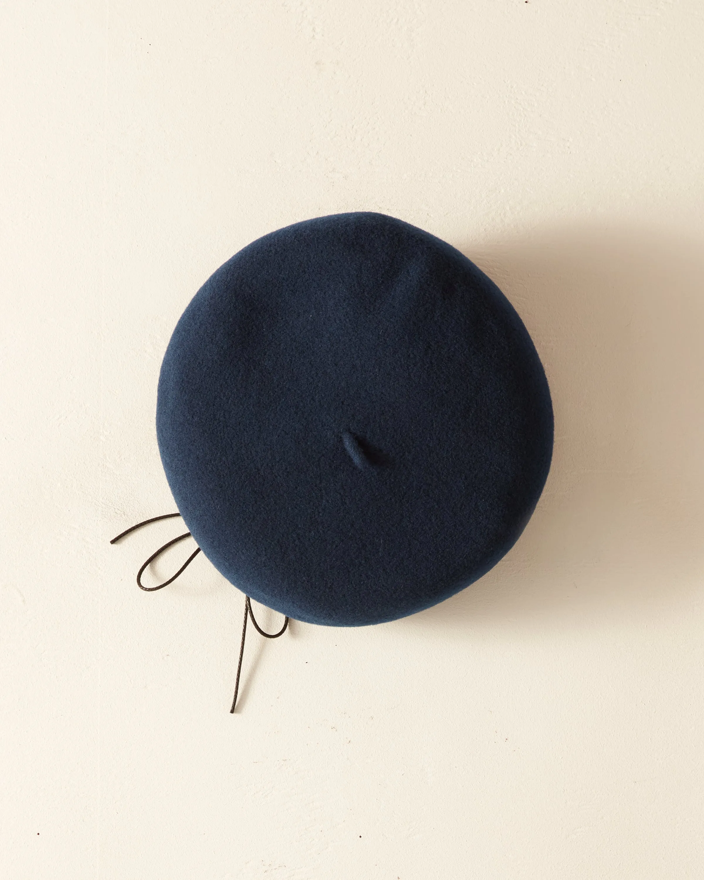 Twisted Piping Beret - Cobalt sold by BODE