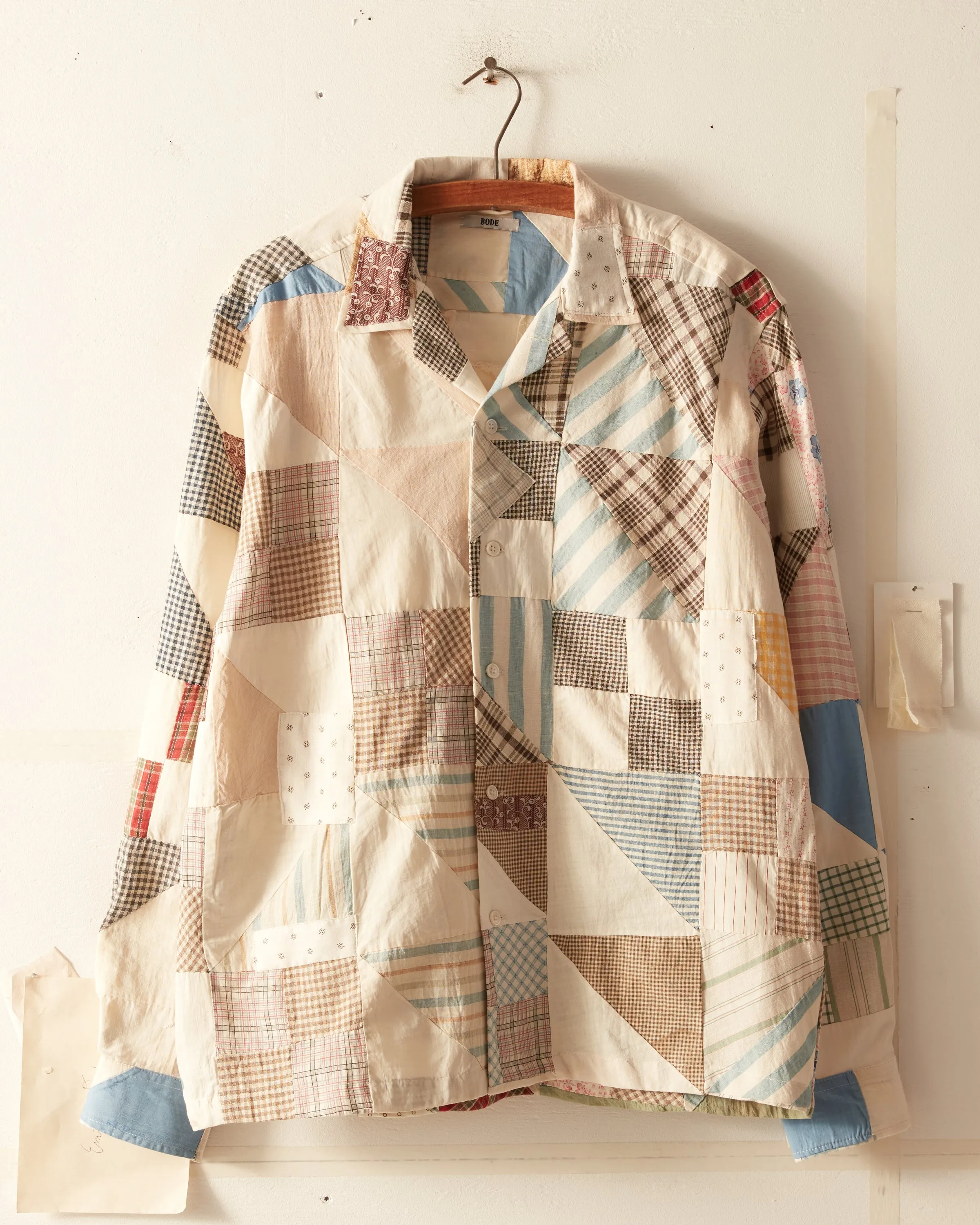 Shell Patchwork Long Sleeve Shirt - M/L sold by BODE product image thumbnail 2
