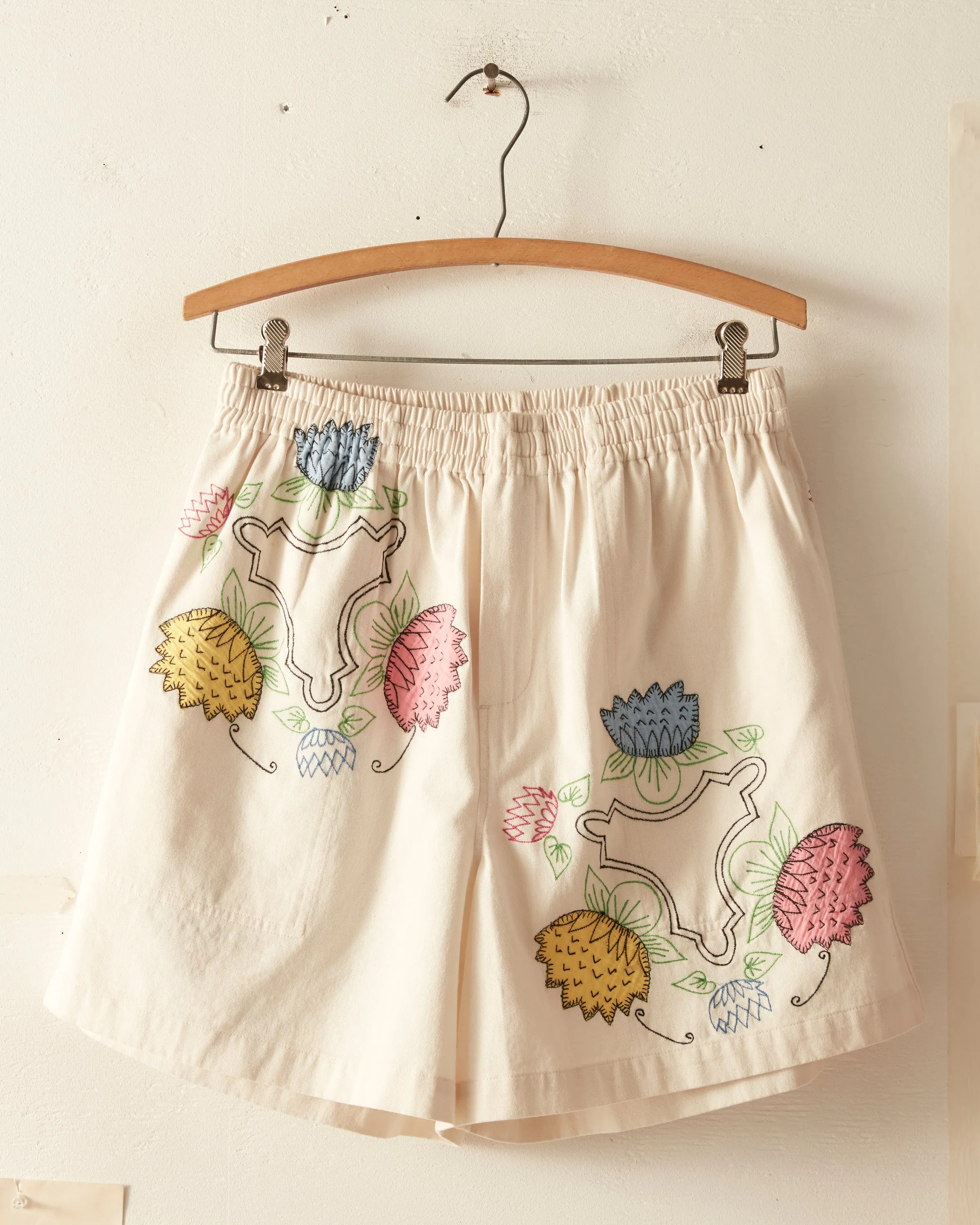 Patchwork Lotus Shorts sold by BODE product image thumbnail 2