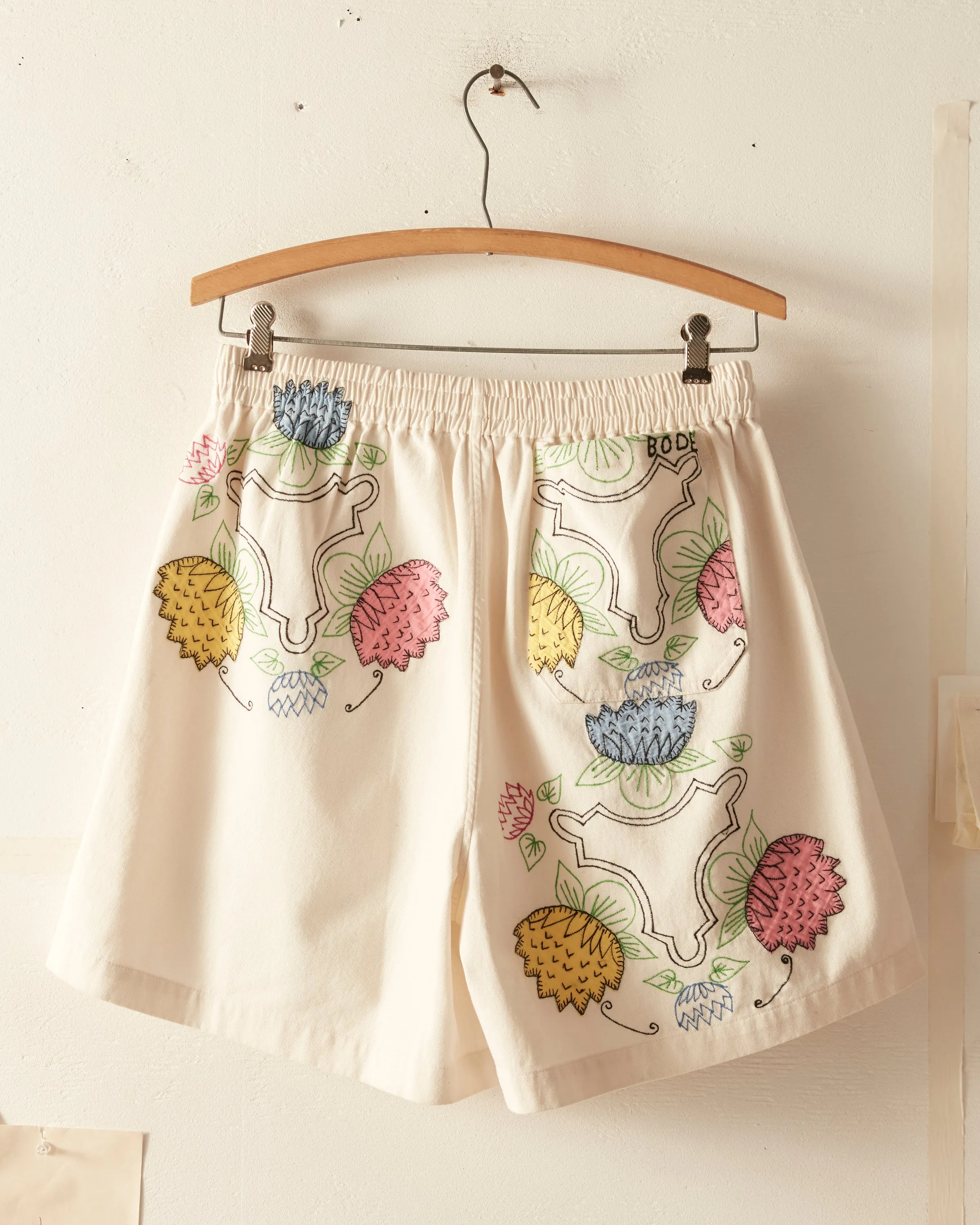 Patchwork Lotus Shorts sold by BODE product image thumbnail 5