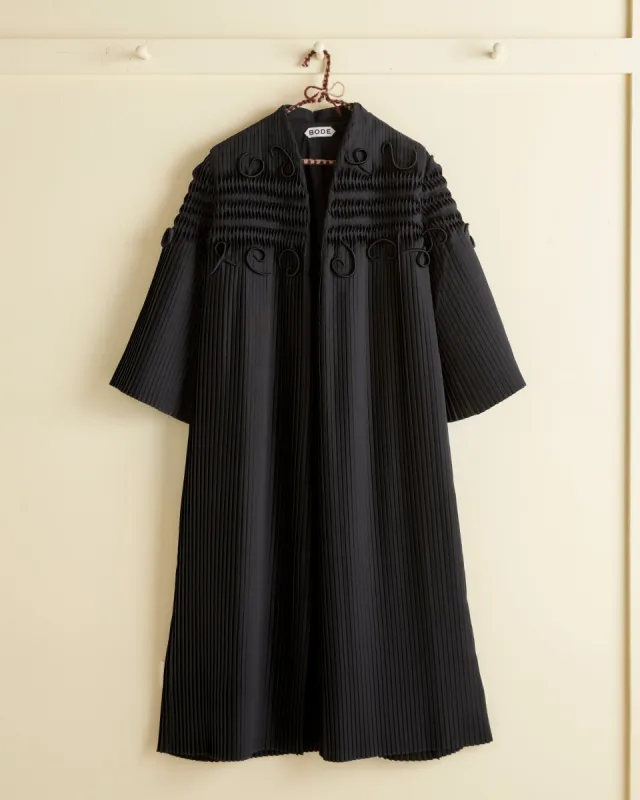 Pleated Opera Coat sold by BODE