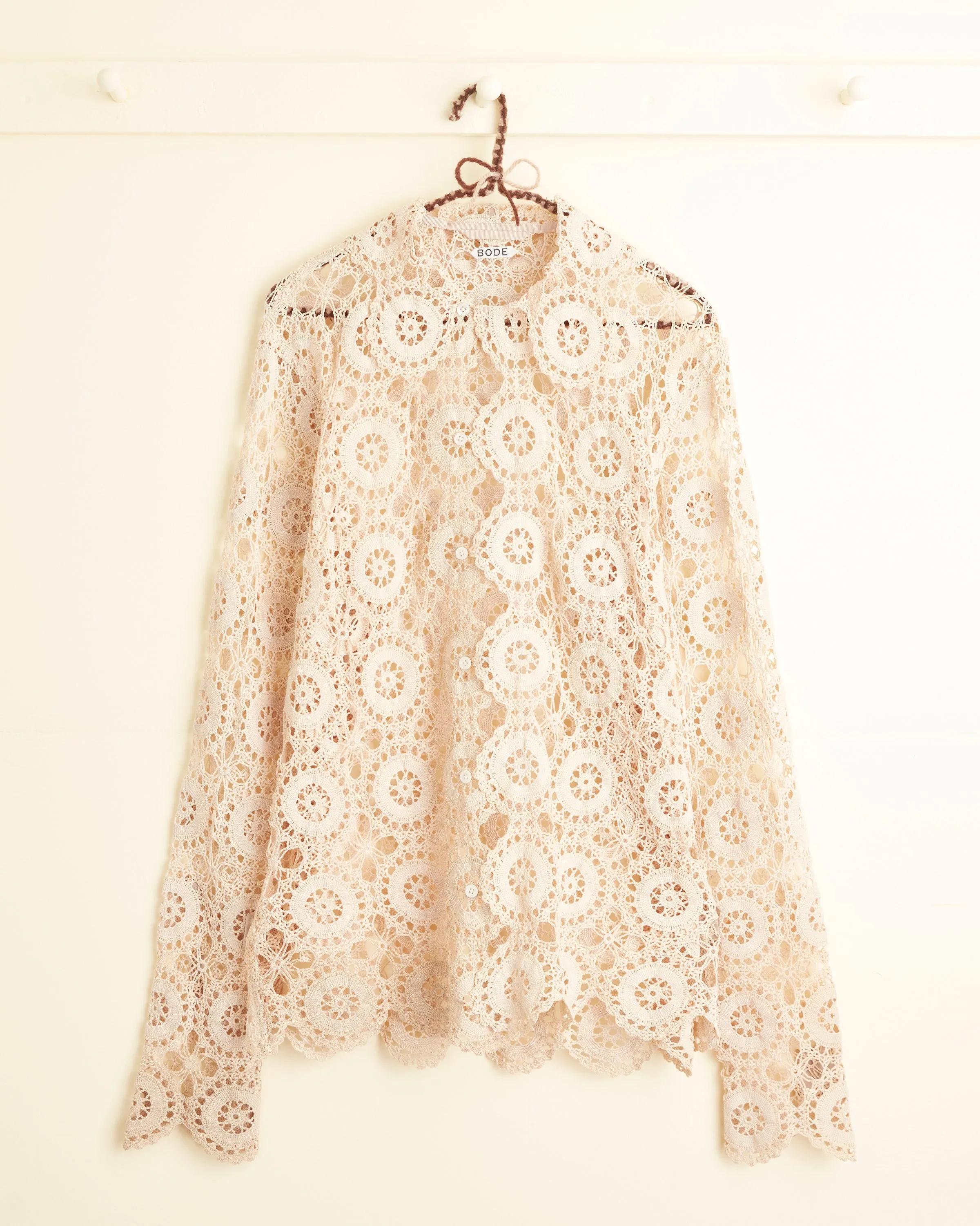 Wagon Train Long Sleeve Shirt - S sold by BODE