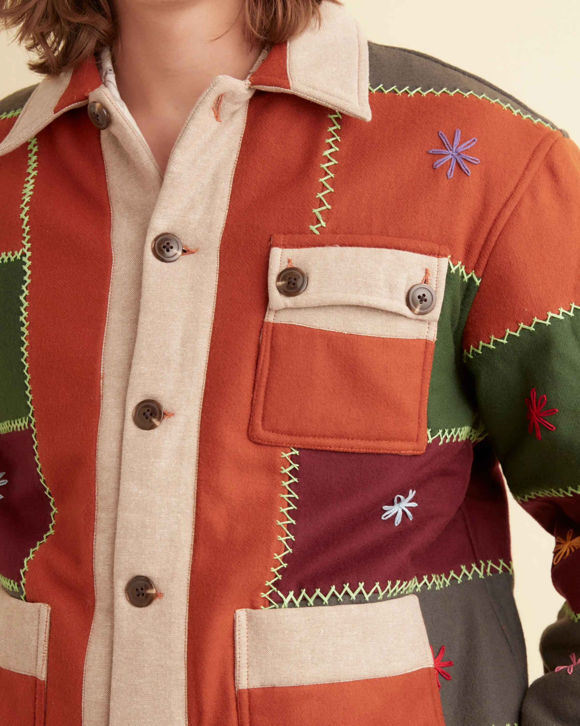 Embroidered Autumn Quilt Jacket sold by BODE product image thumbnail 2