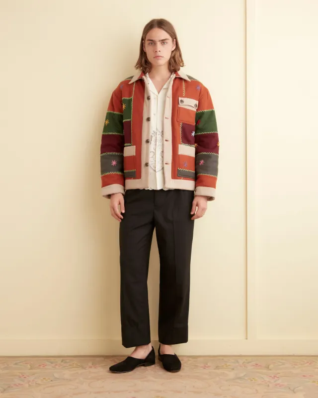 Embroidered Autumn Quilt Jacket sold by BODE